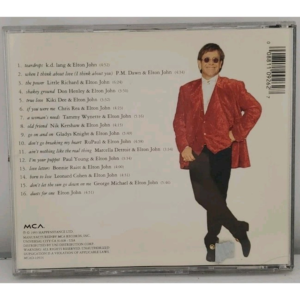 Duets by Elton John (CD, 1993)