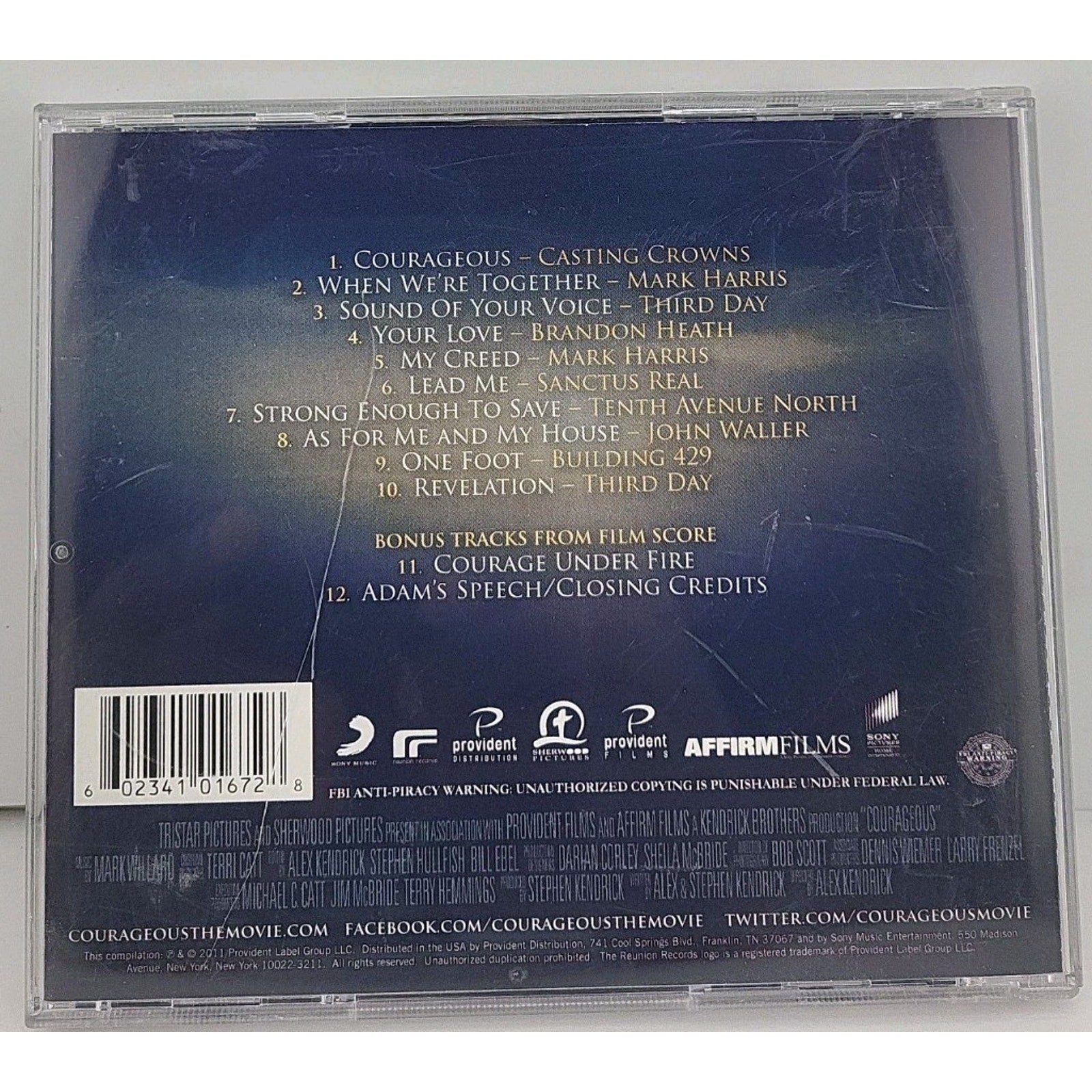 Courageous (Original Soundtrack) by Various (CD, 2011)