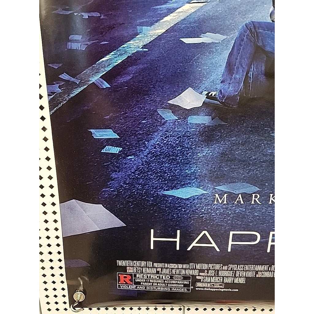 The Happening 2008 Double Sided Original Movie Poster 27" x 40" Mark Wahlberg