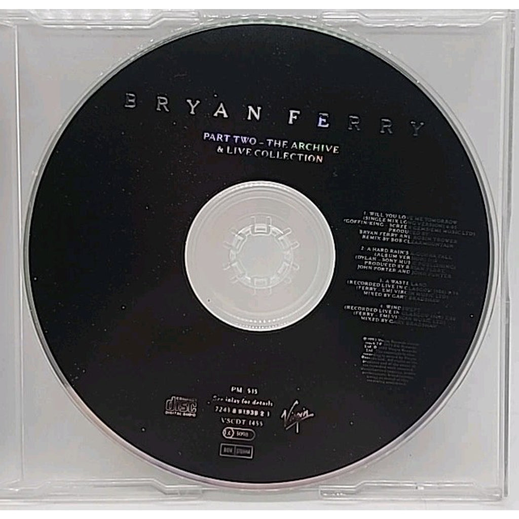 Will You Love Me Tomorrow Bryan Ferry (CD)