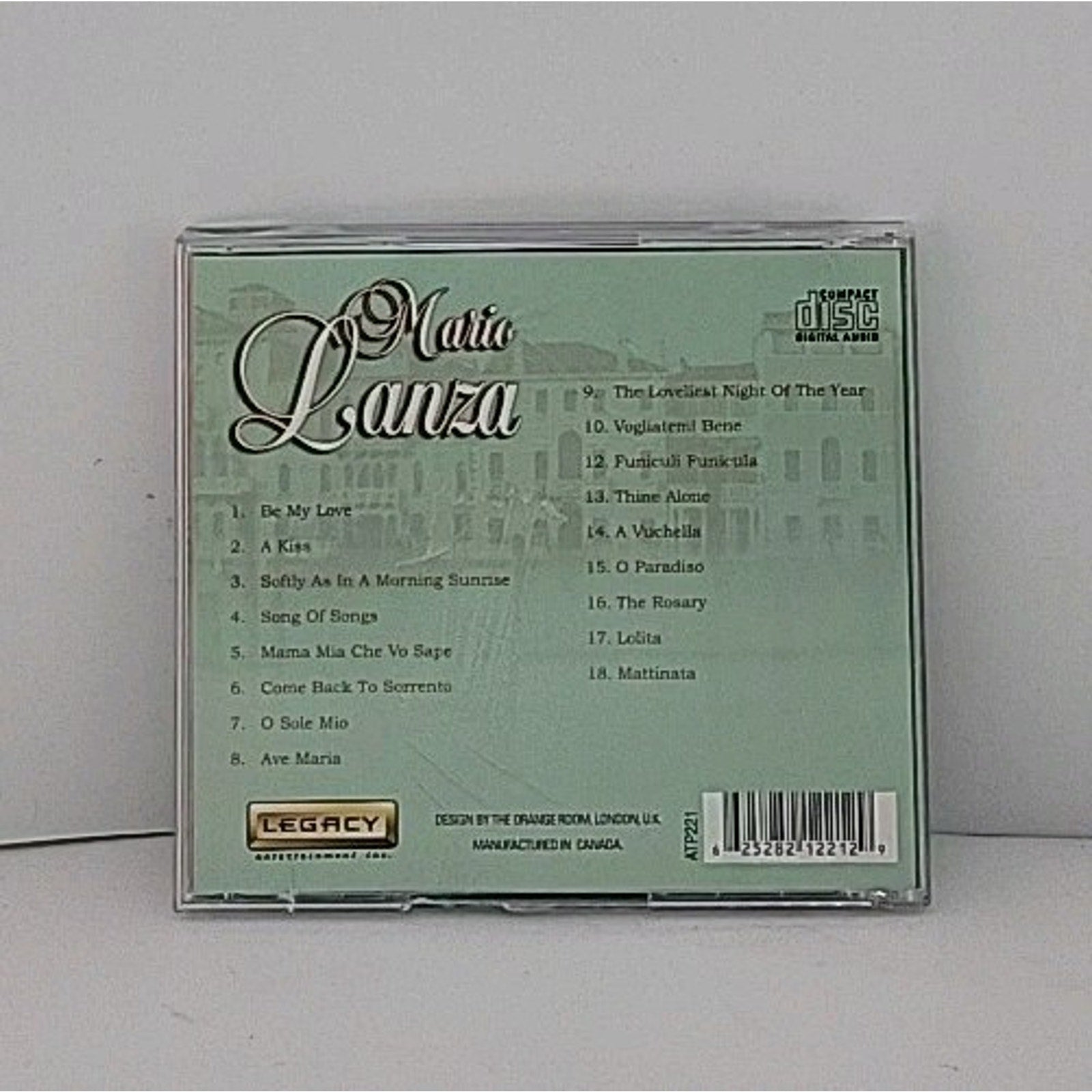 Mario Lanza CD, 2005 Legacy