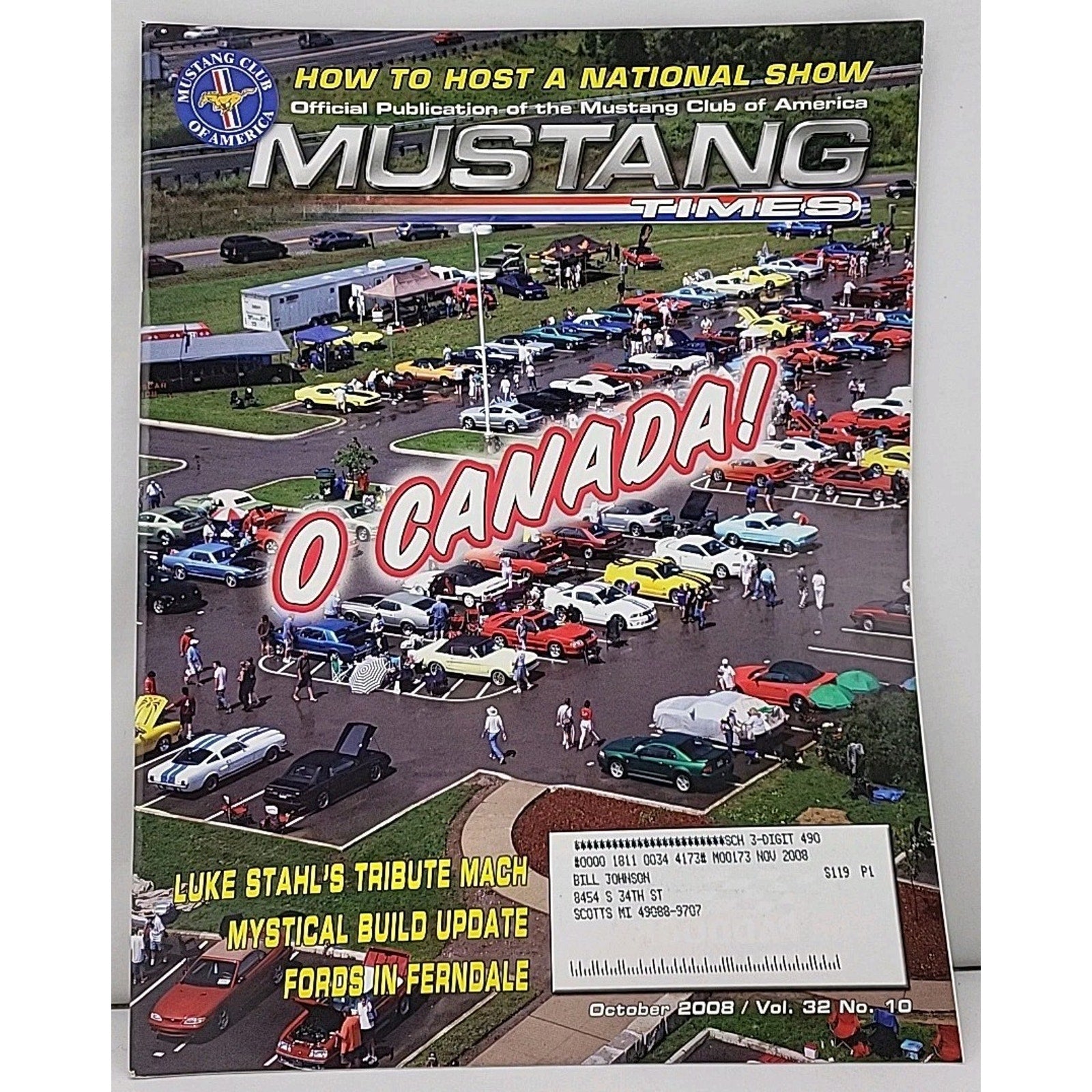 Mustang Times Magazine October 2008 Vol. 32 No. 10