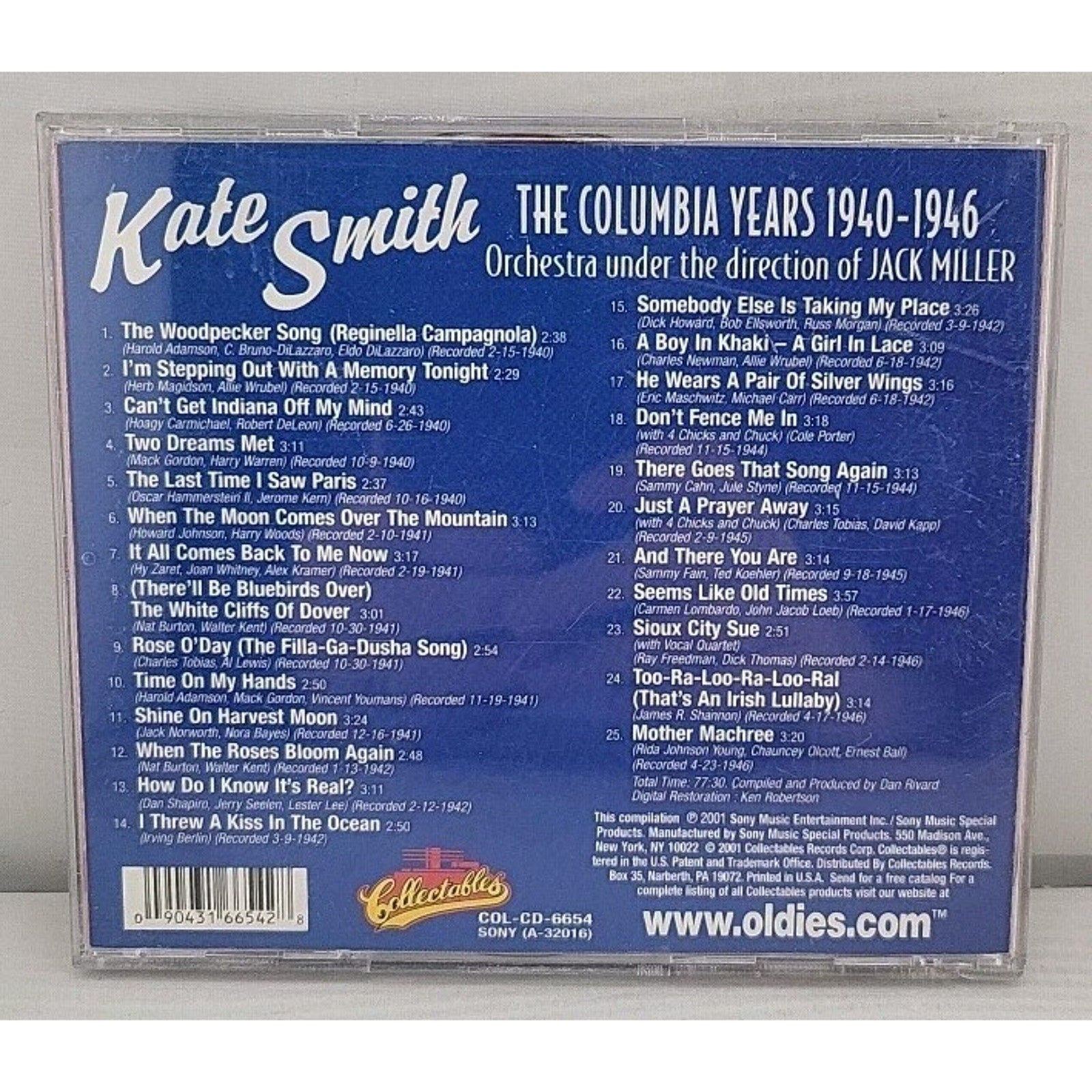 Columbia Years by Kate Smith (CD, 2001)