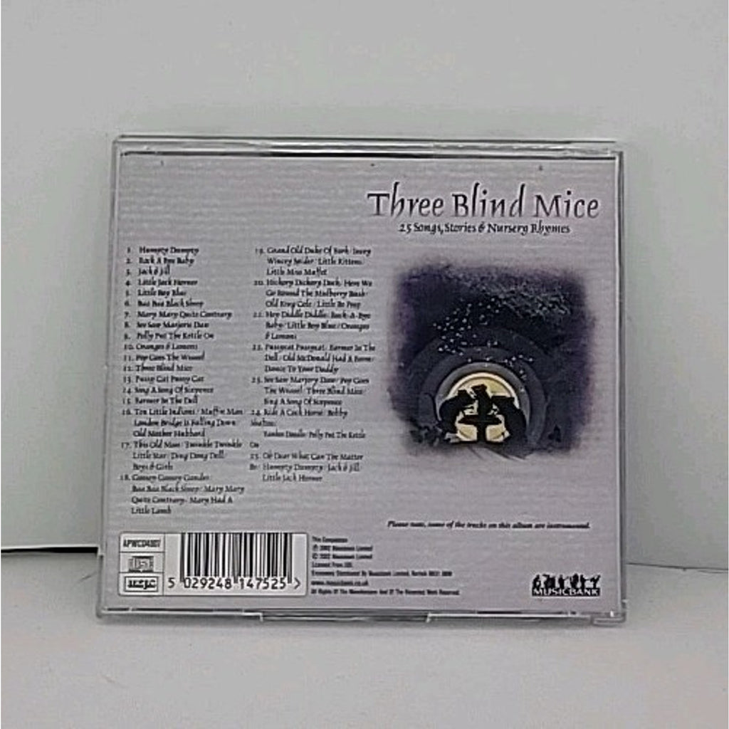 Three Blind Mice: 25 Songs, Stories & Nursery Rhymes (CD)