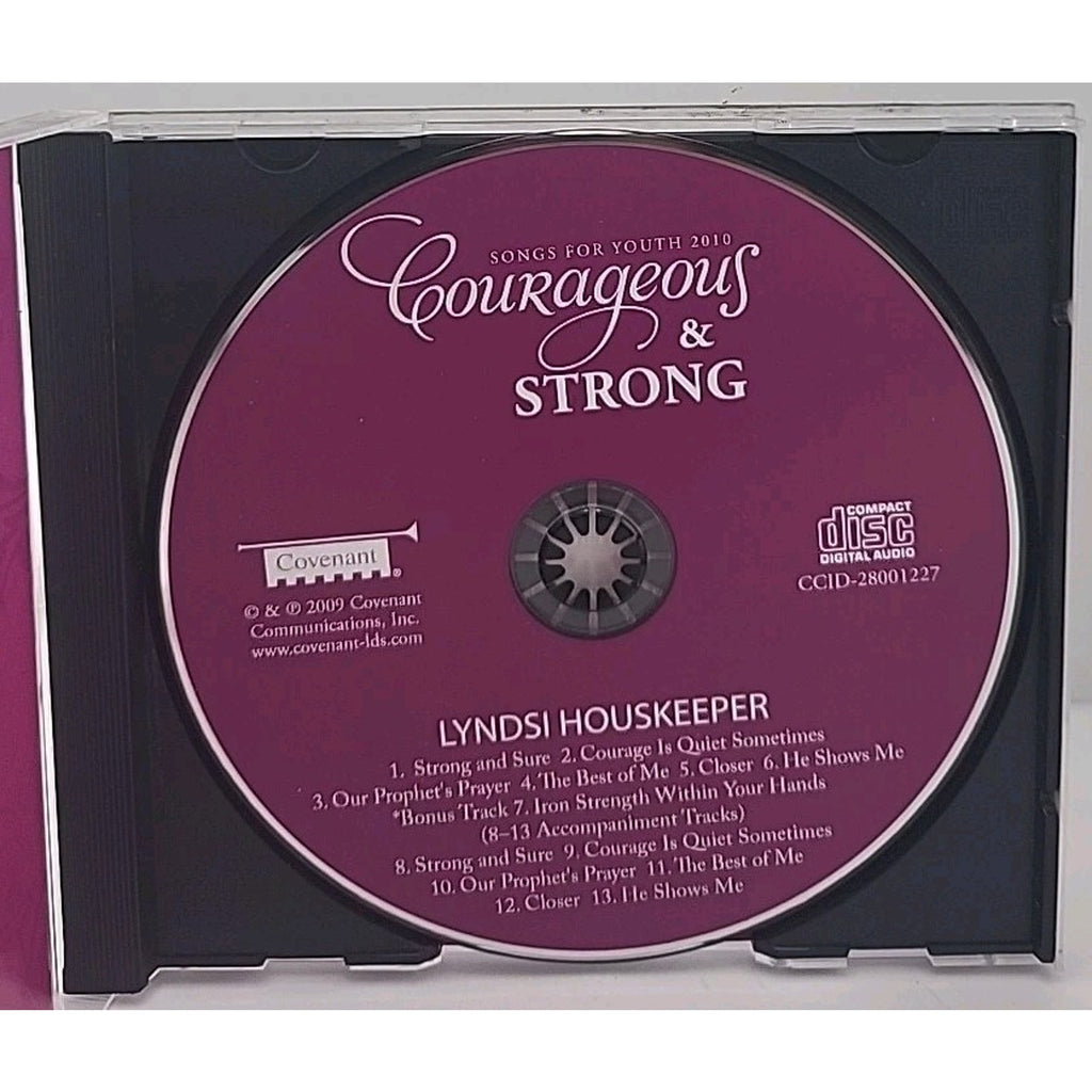 Courageous & Strong CD by Lyndsi Houskeeper Songs for Youth 2010