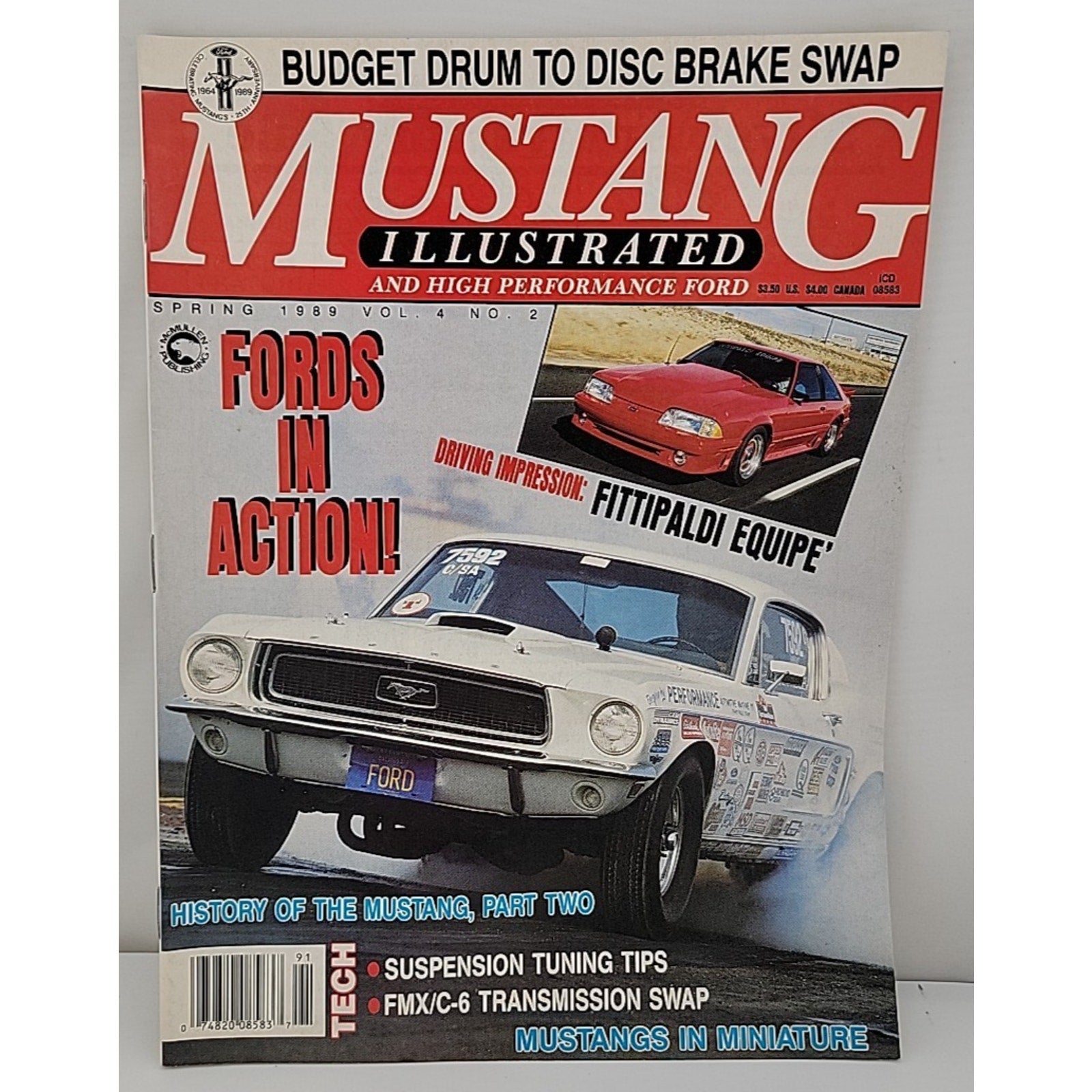 Mustang Illustrated Spring 1989 Vol. 4 No. 2 Magazine