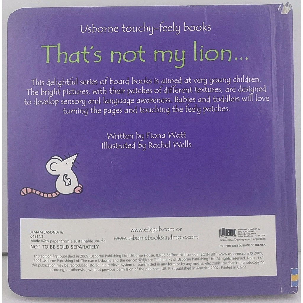 That's Not My Lion... by Fiona Watt (2024, Children's Board Books)