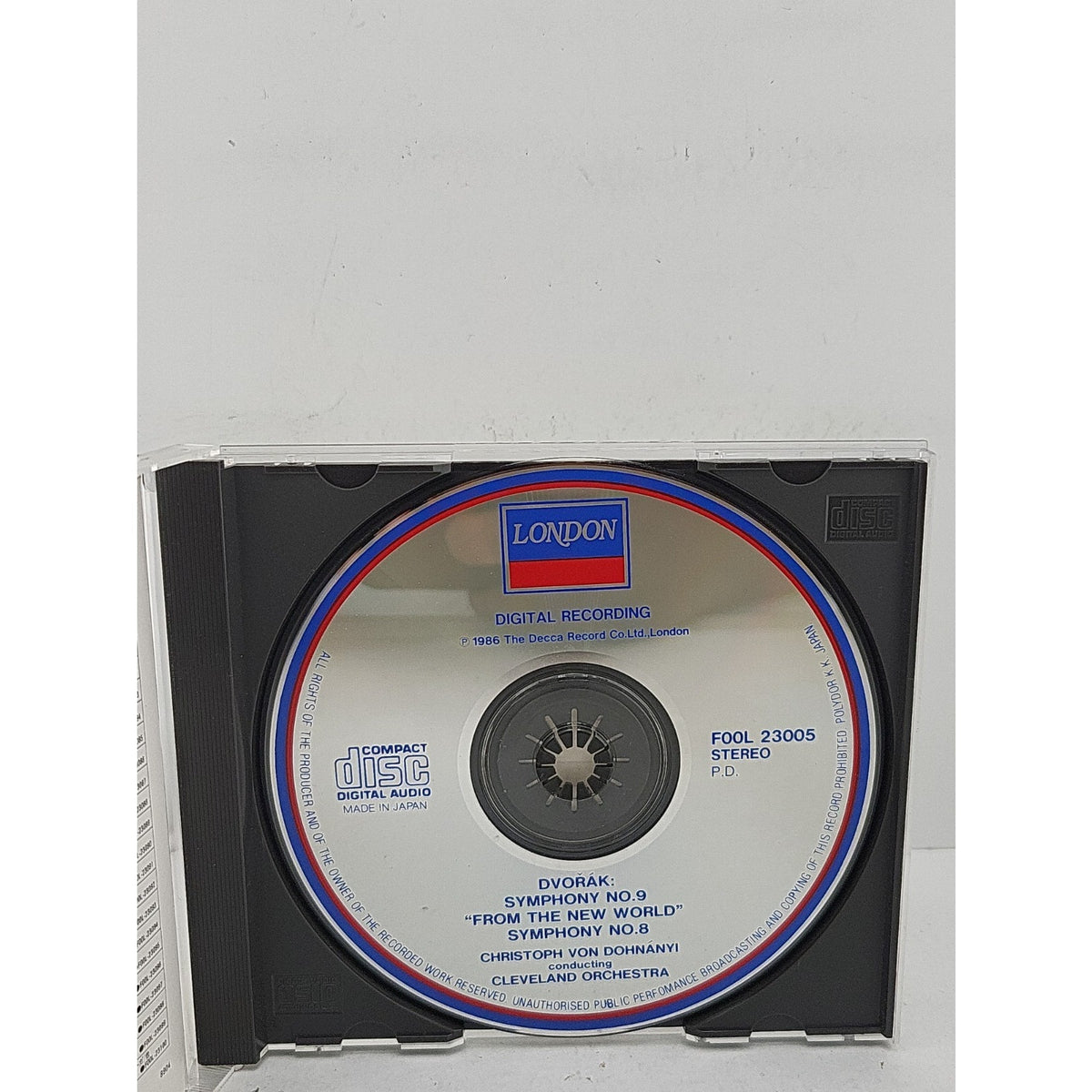Dvořák Symphonies Nos. 8 & 9 "From The New World" Dognányi/Cleveland...