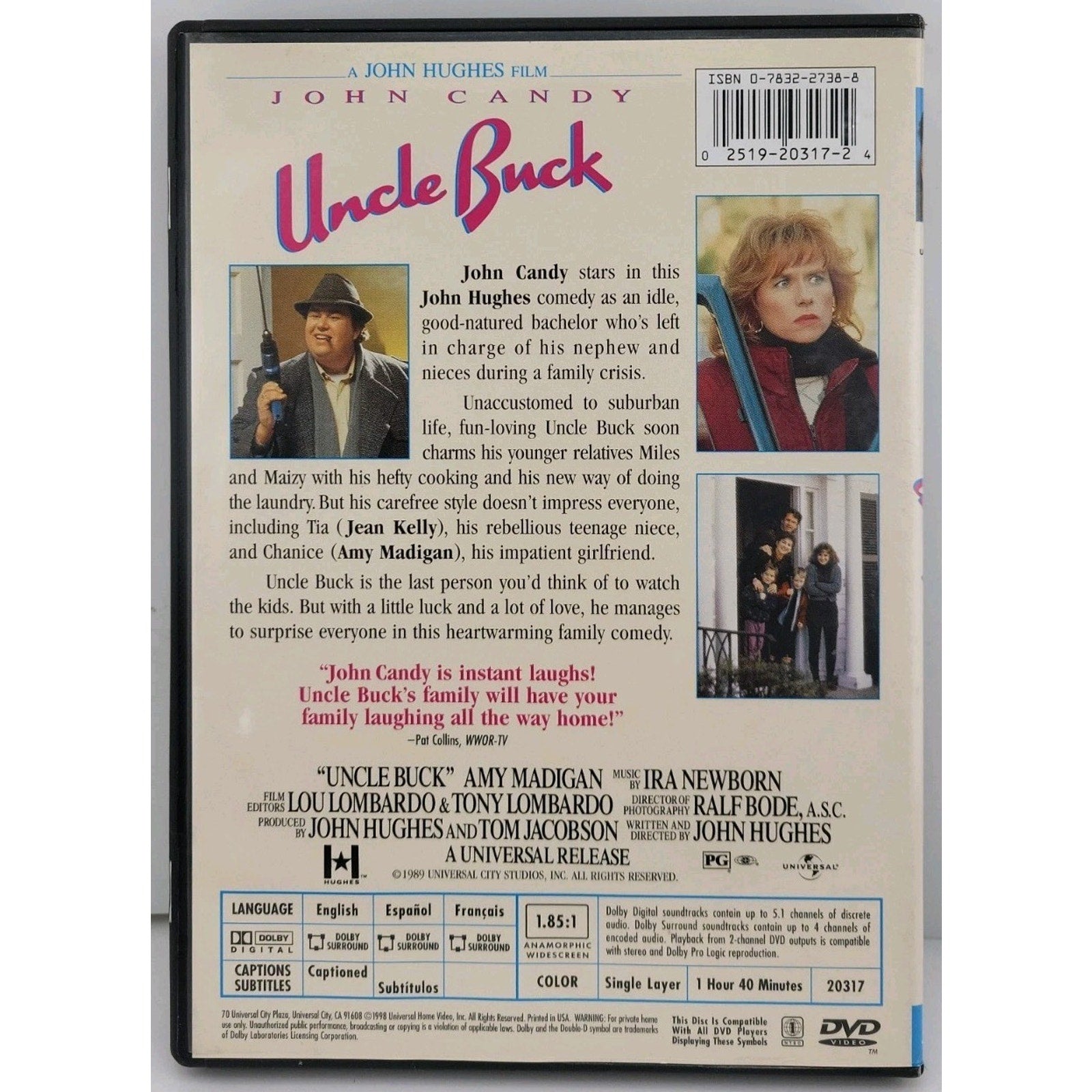 Uncle Buck (DVD, 1989)