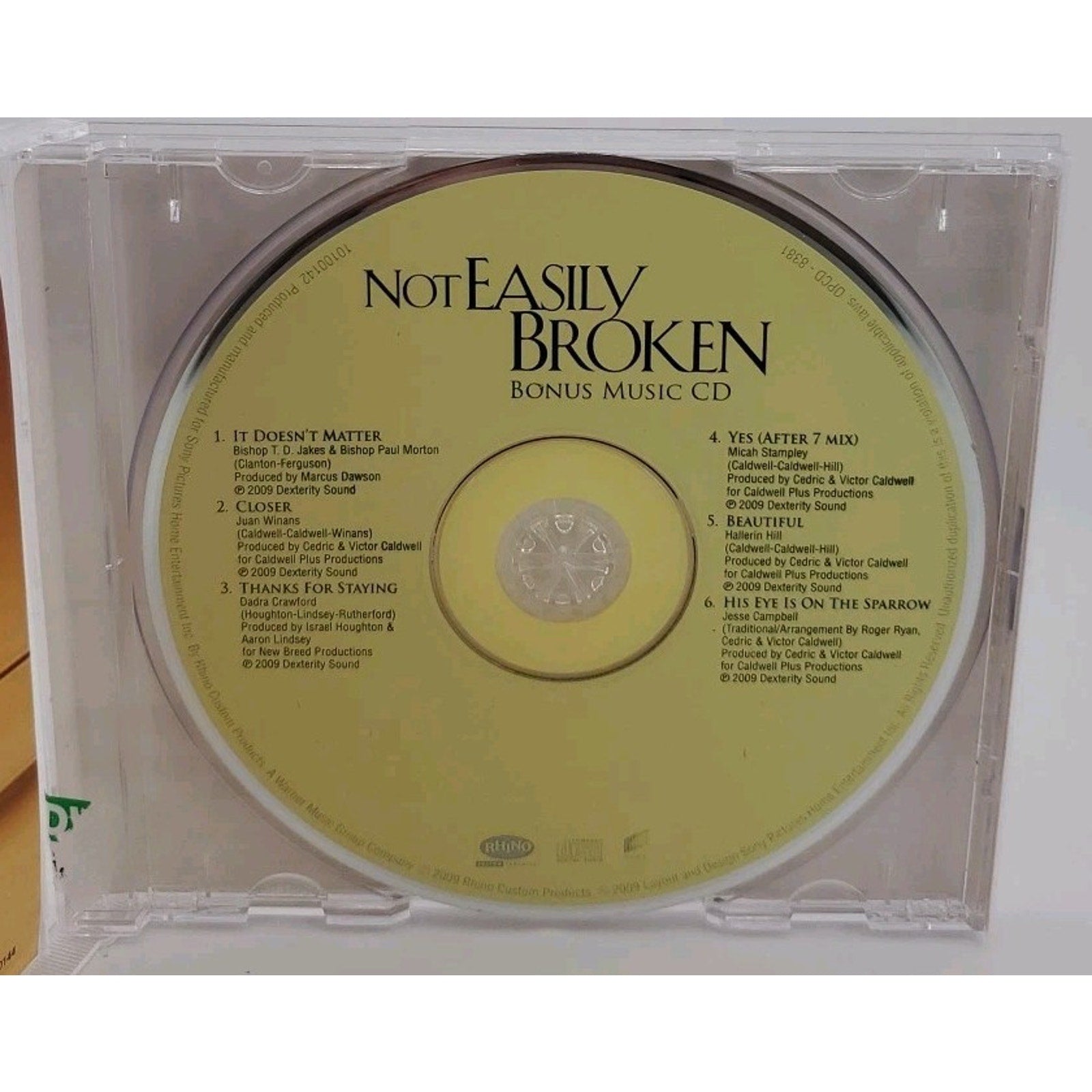 Not Easily Broken CD Soundtrack Sampler (CD, 1995)