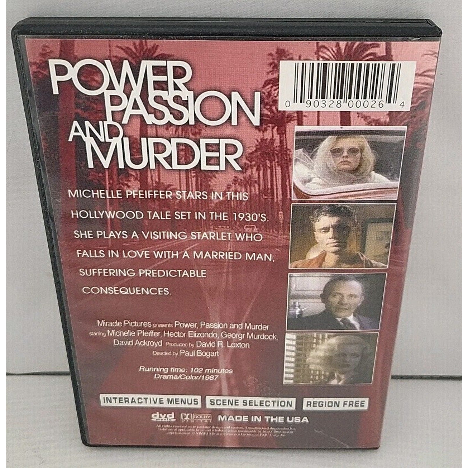 Power Passion And Murder DVD