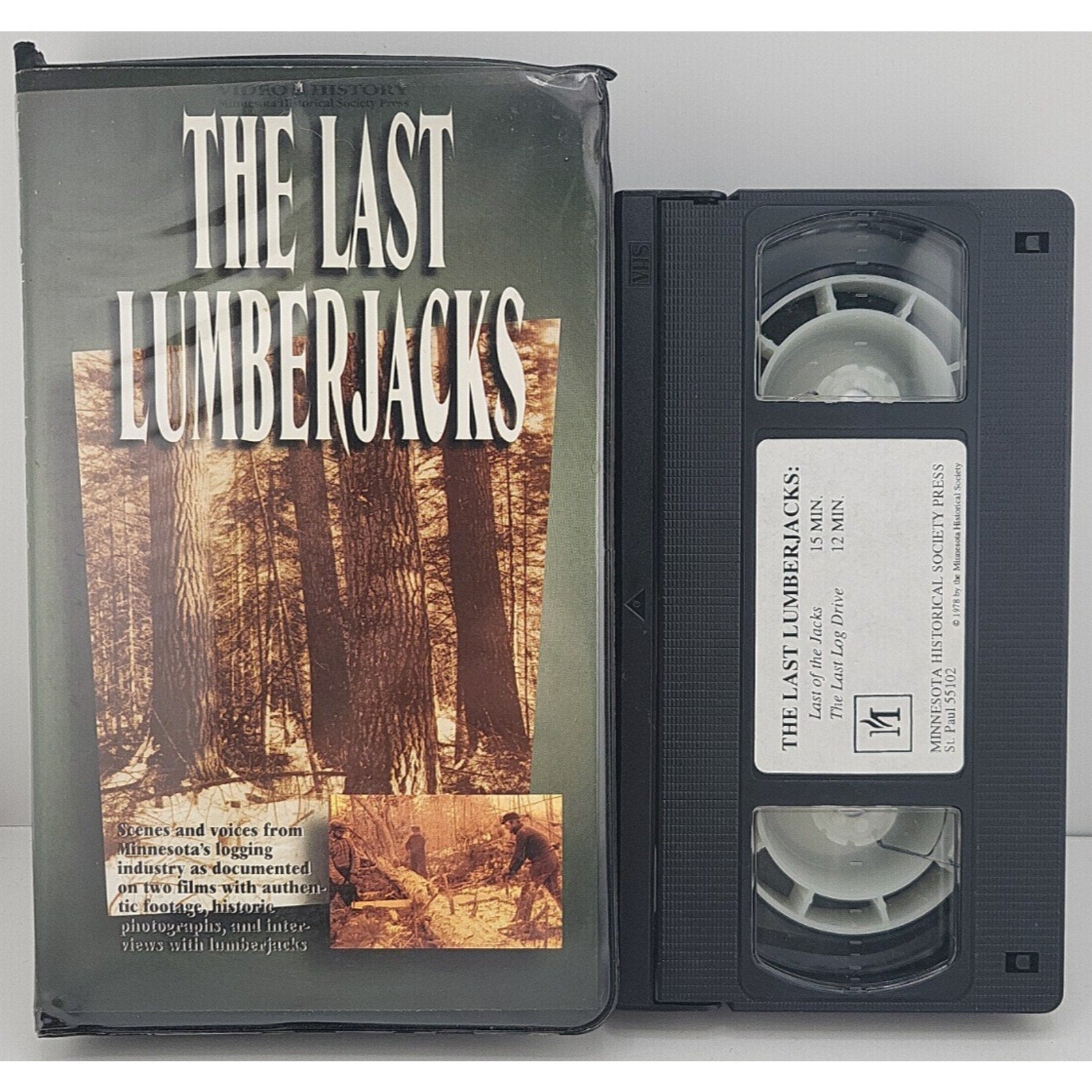 Last Lumberjacks by Minnesota Historical Society (1976, Video, VHS)