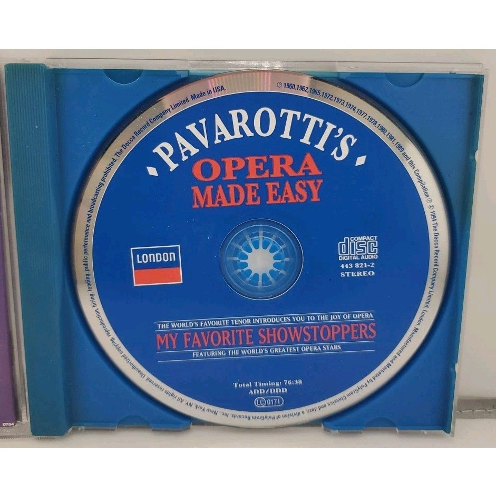 My Favorite Showstoppers by Various (CD, 1994)