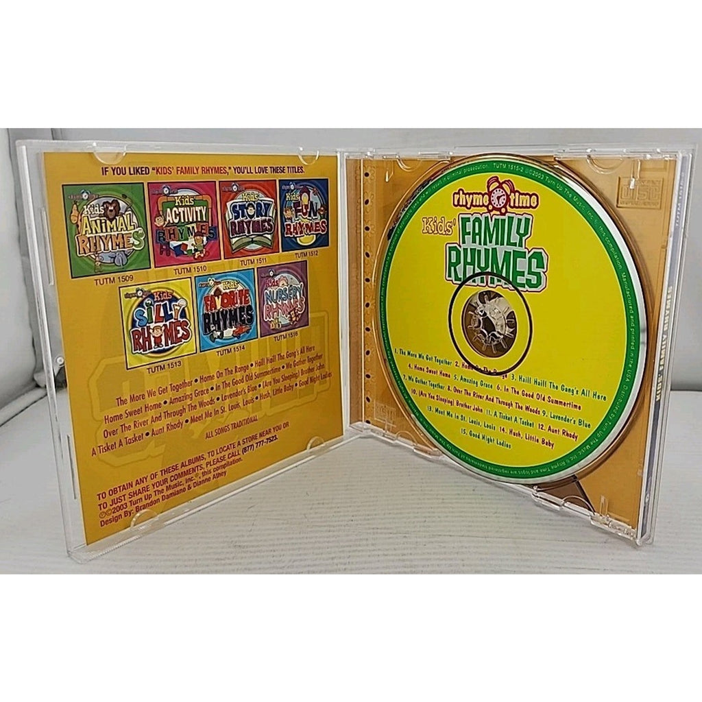 Rhyme Time: Kids Family Rhymes by Various Artists (CD, Oct-2003, Turn Up the...
