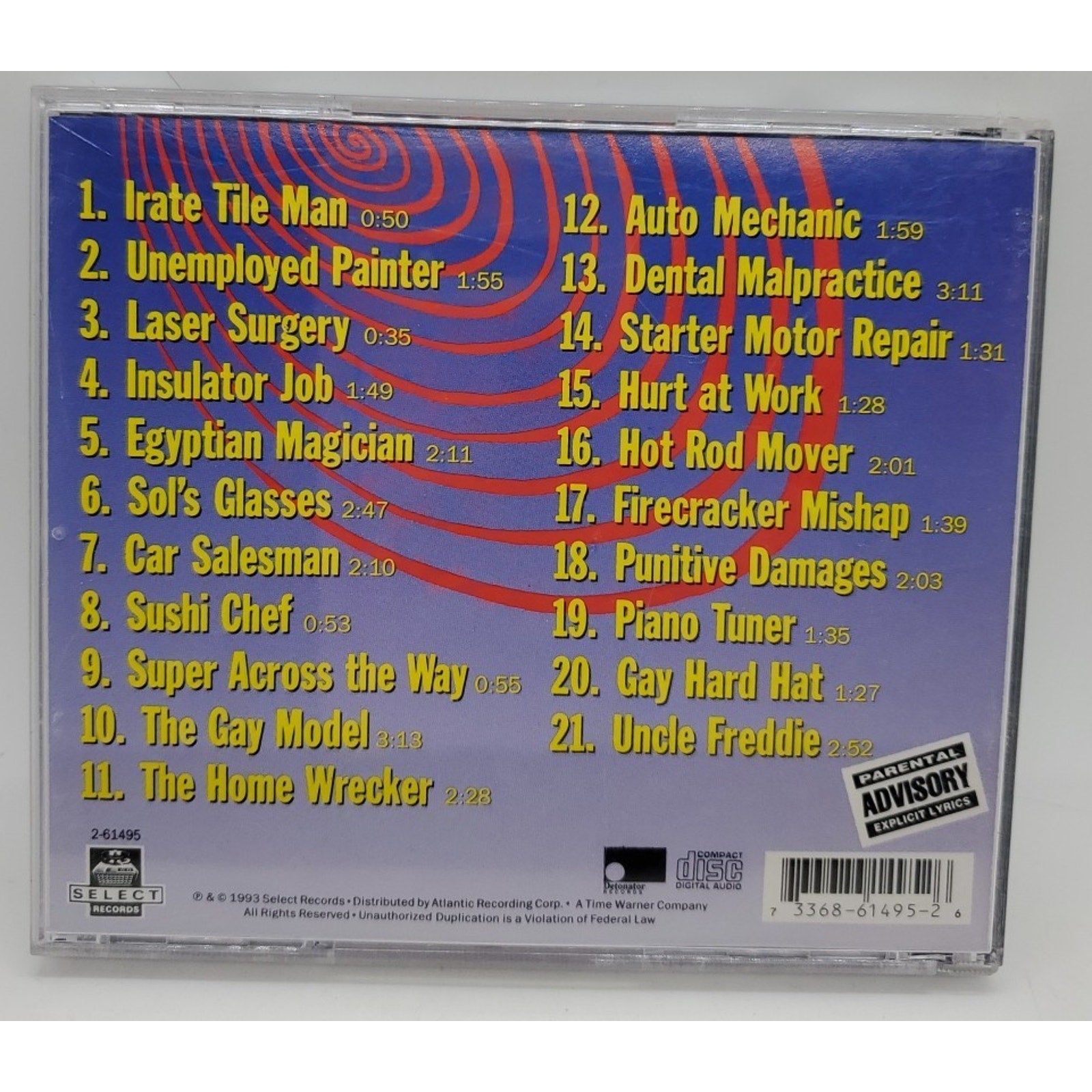 The Jerky Boys All New! CD 1993 Select Records Prank Calls