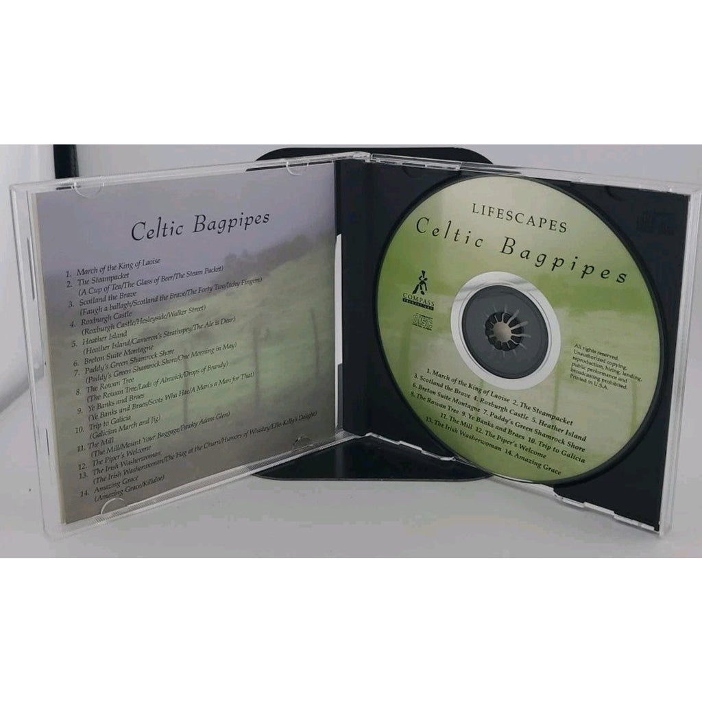 Celtic Bagpipes by Dirk Freymuth/Laura MacKenzie (CD, 1997, Lifescapes Music)
