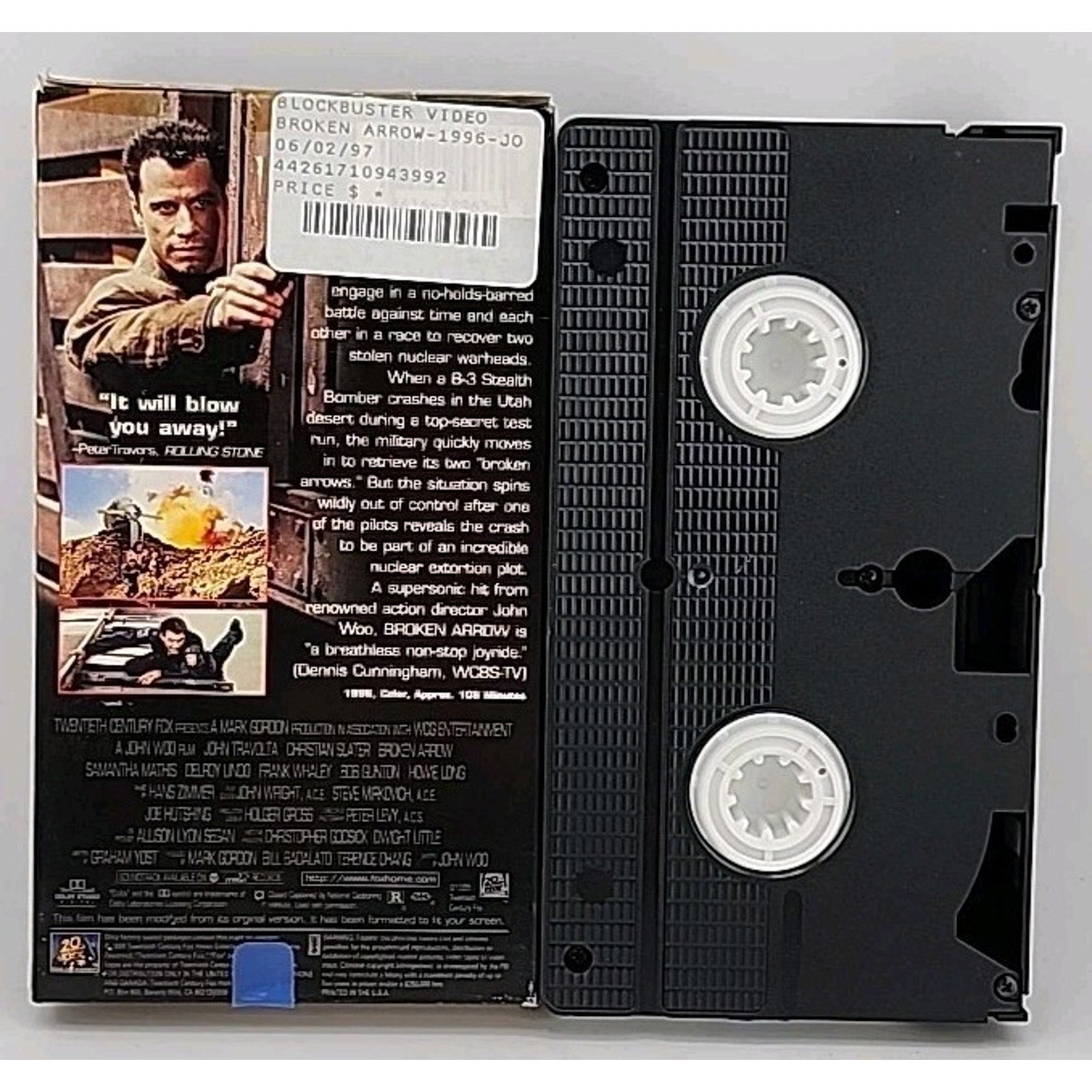 Broken Arrow (1996) (VHS, 1996)