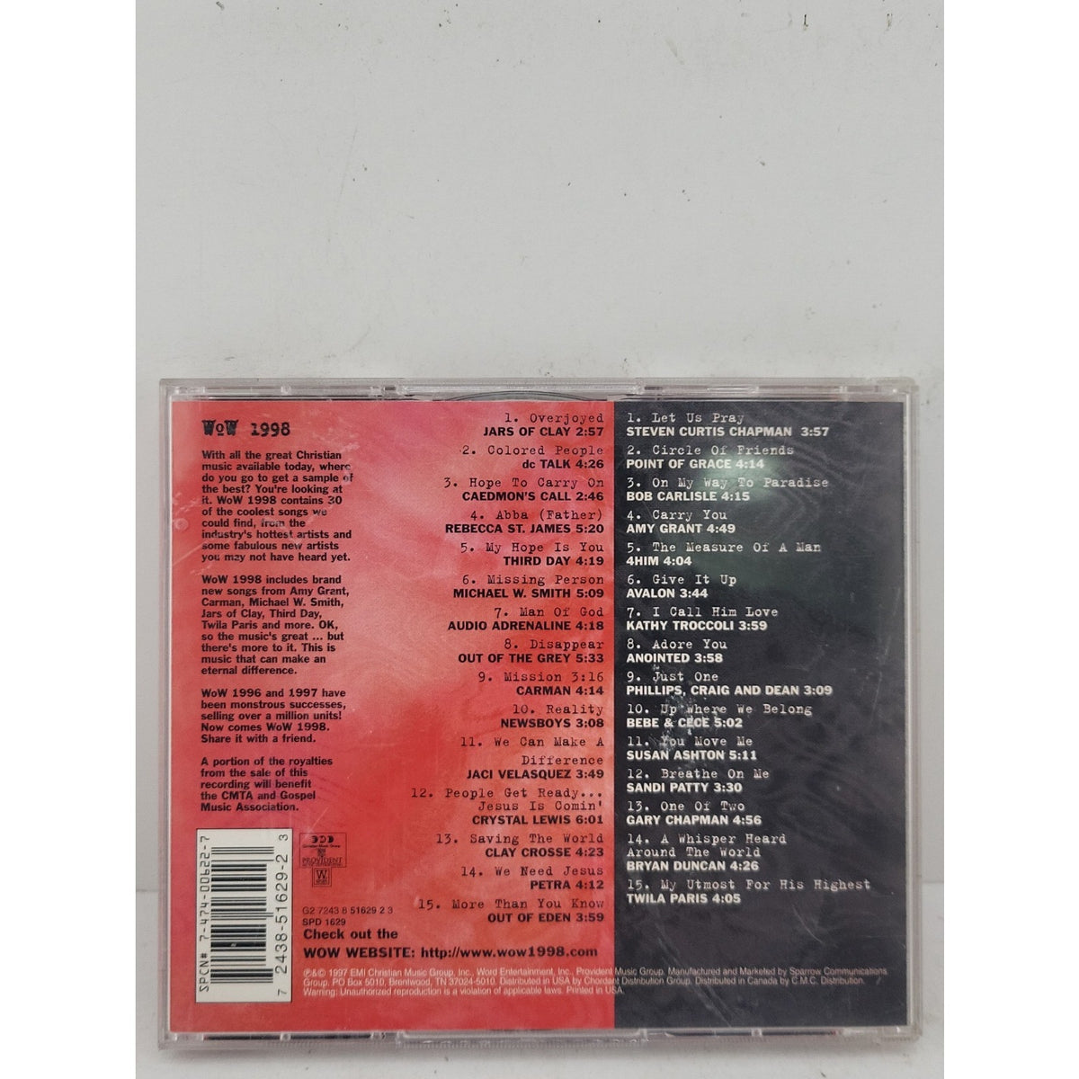 Wow 1998 by Wow (CD, 1997)