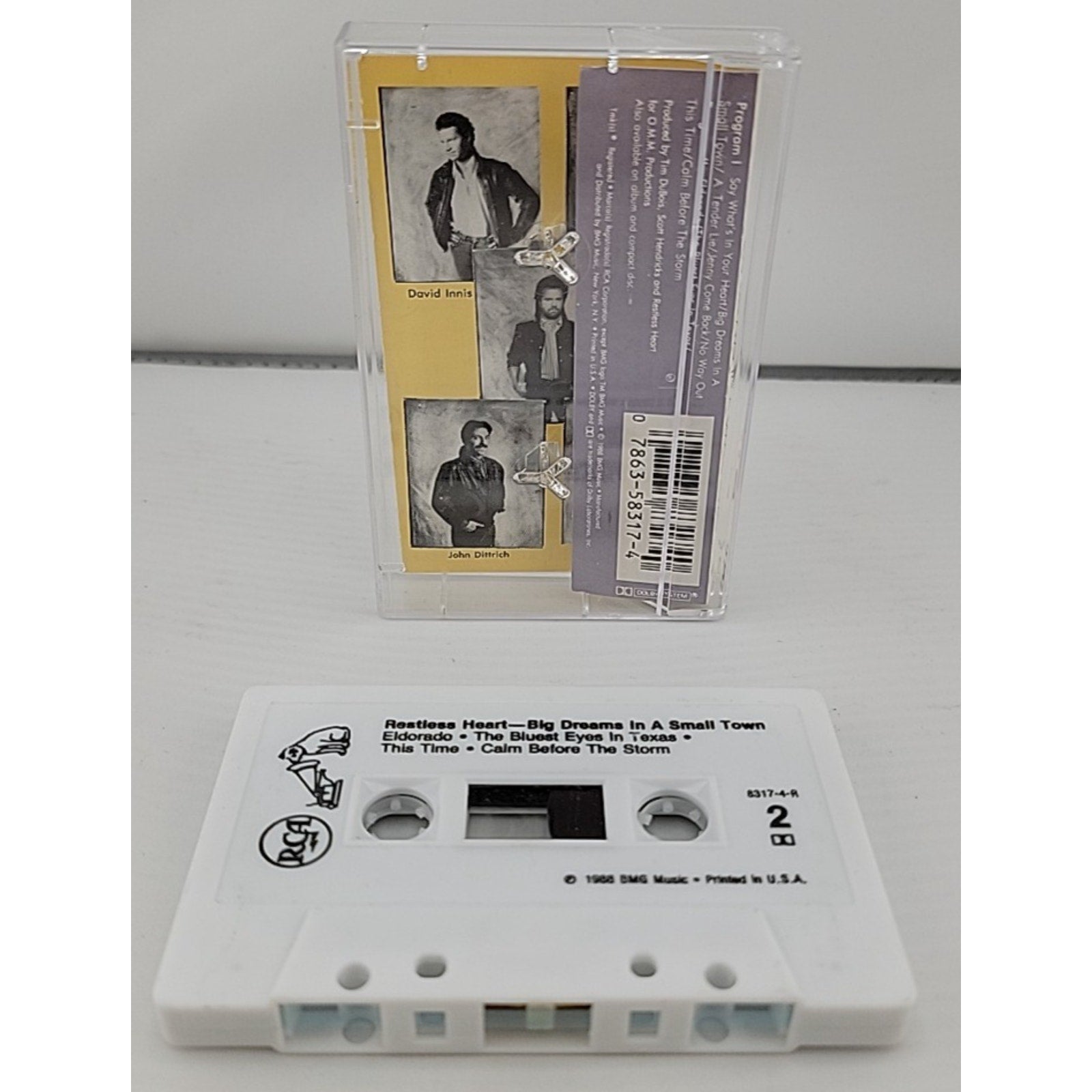 Big Dreams in a Small Town by Restless Heart (Cassette, Oct-1990, RCA)