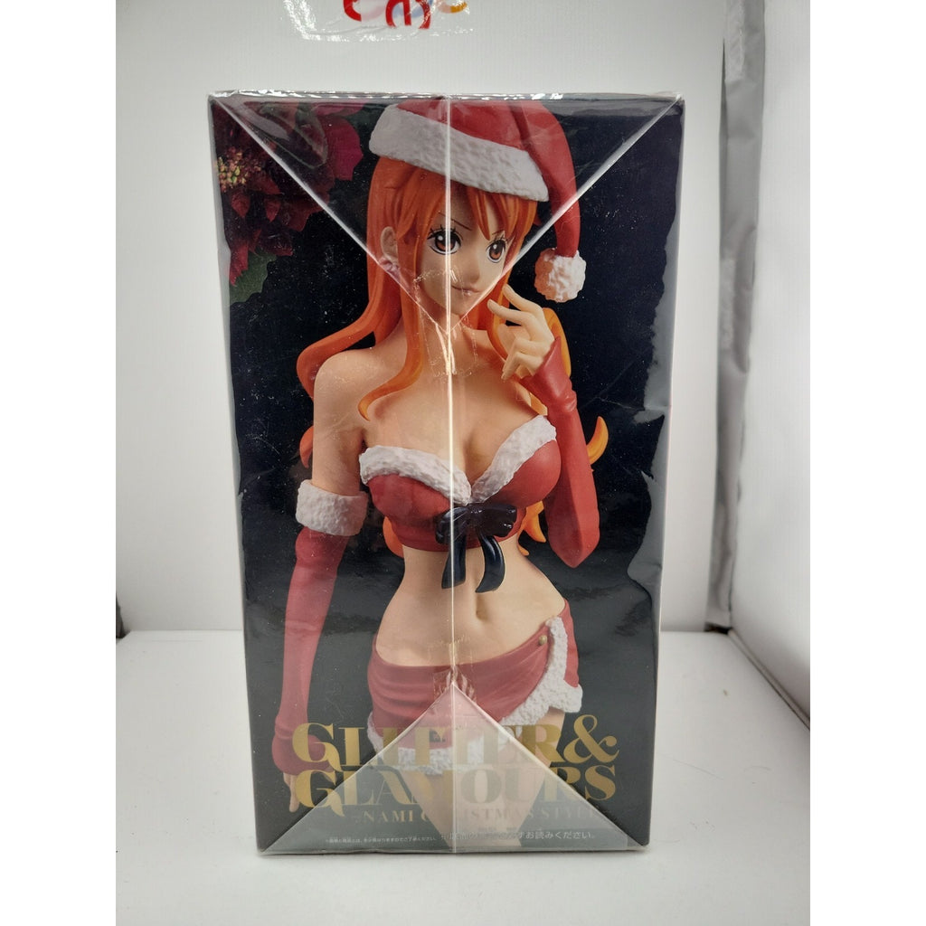 Banpresto Nami One Piece Glitter & Glamours Christmas Style Figure Red version
