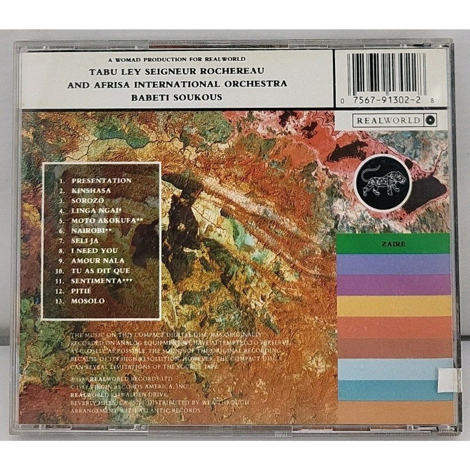 Babeti Soukous CD by Tabu Ley