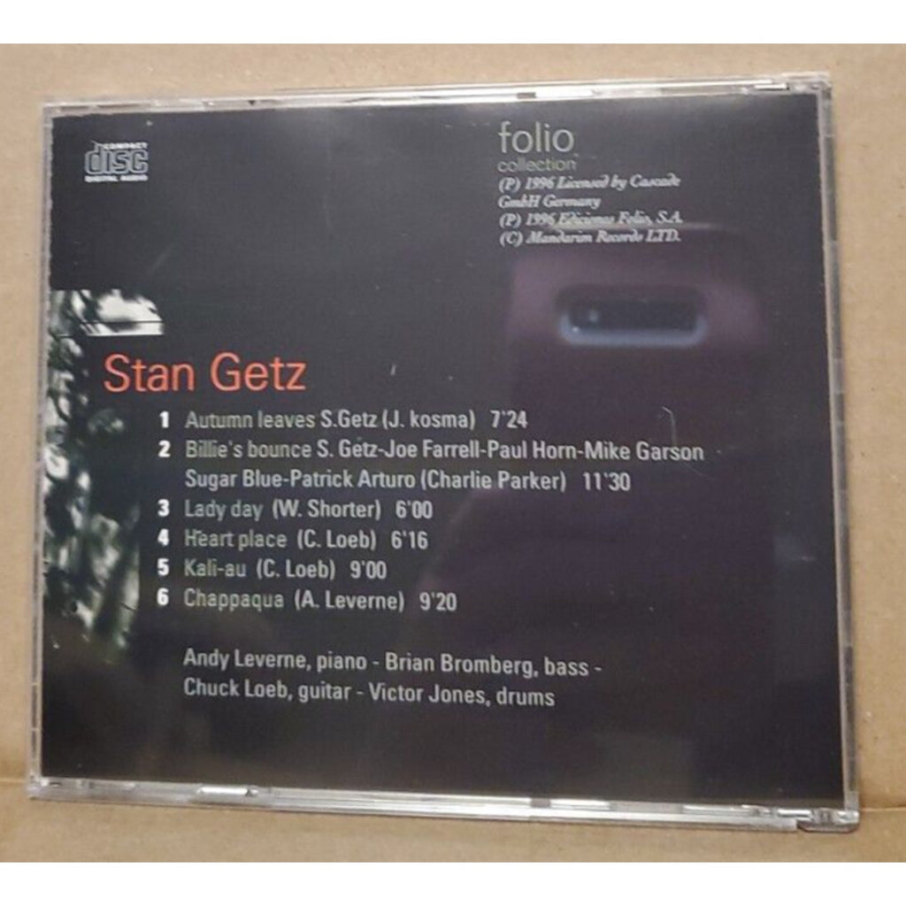 THE JAZZ MASTERS - 100 Anos De Swing - Stan Getz (CD, 1996)