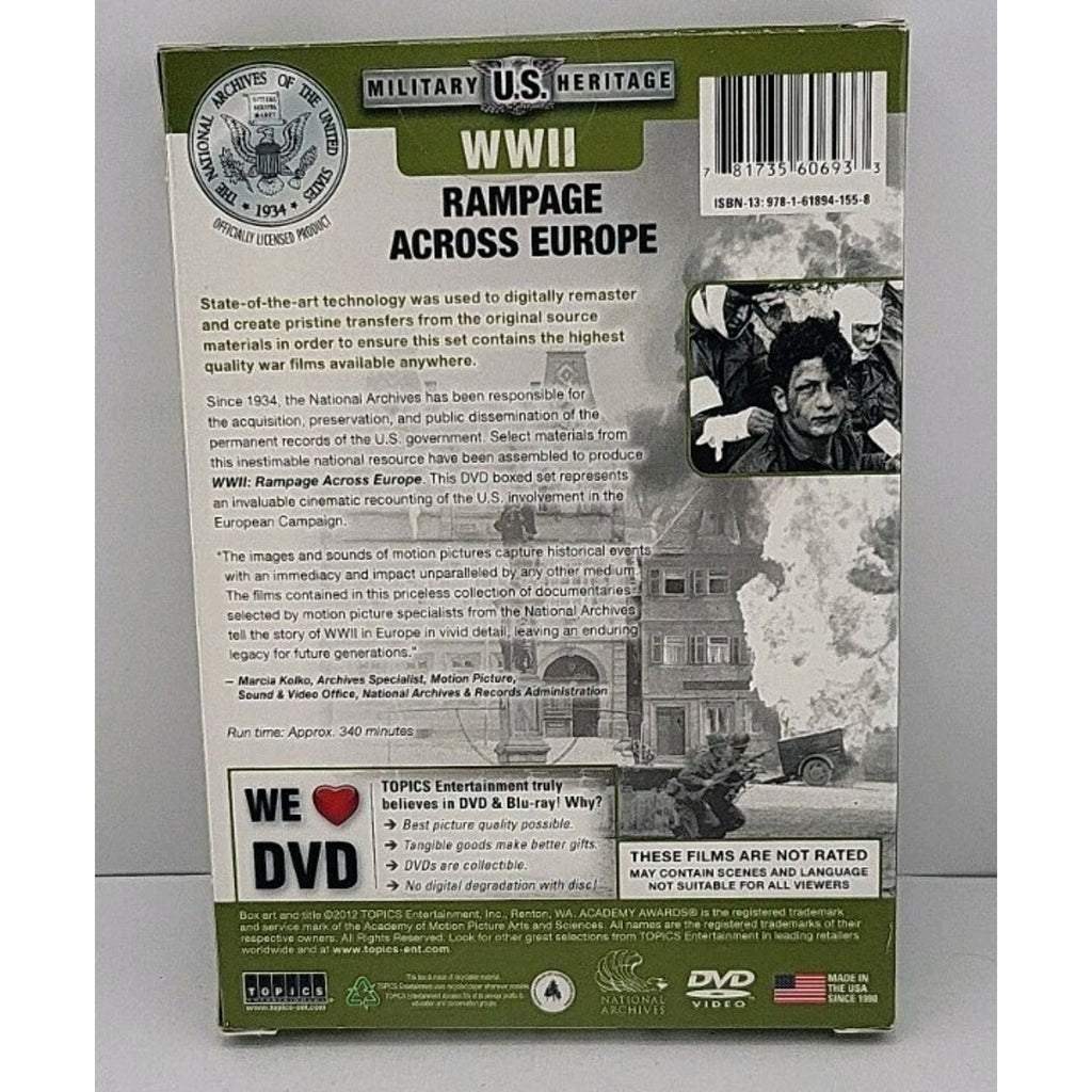 WWII: Rampage Across Europe (DVD, 2012)