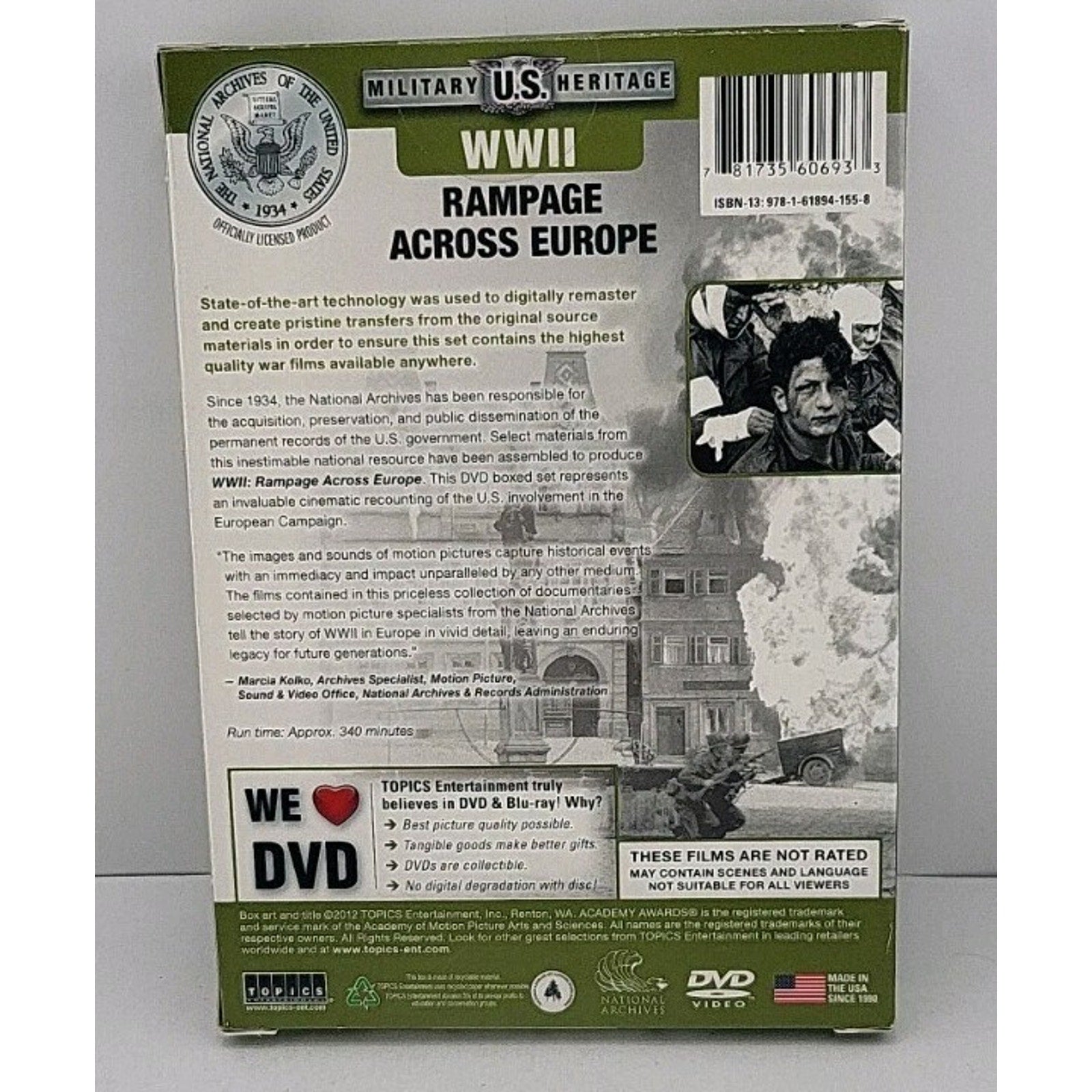 WWII: Rampage Across Europe (DVD, 2012)