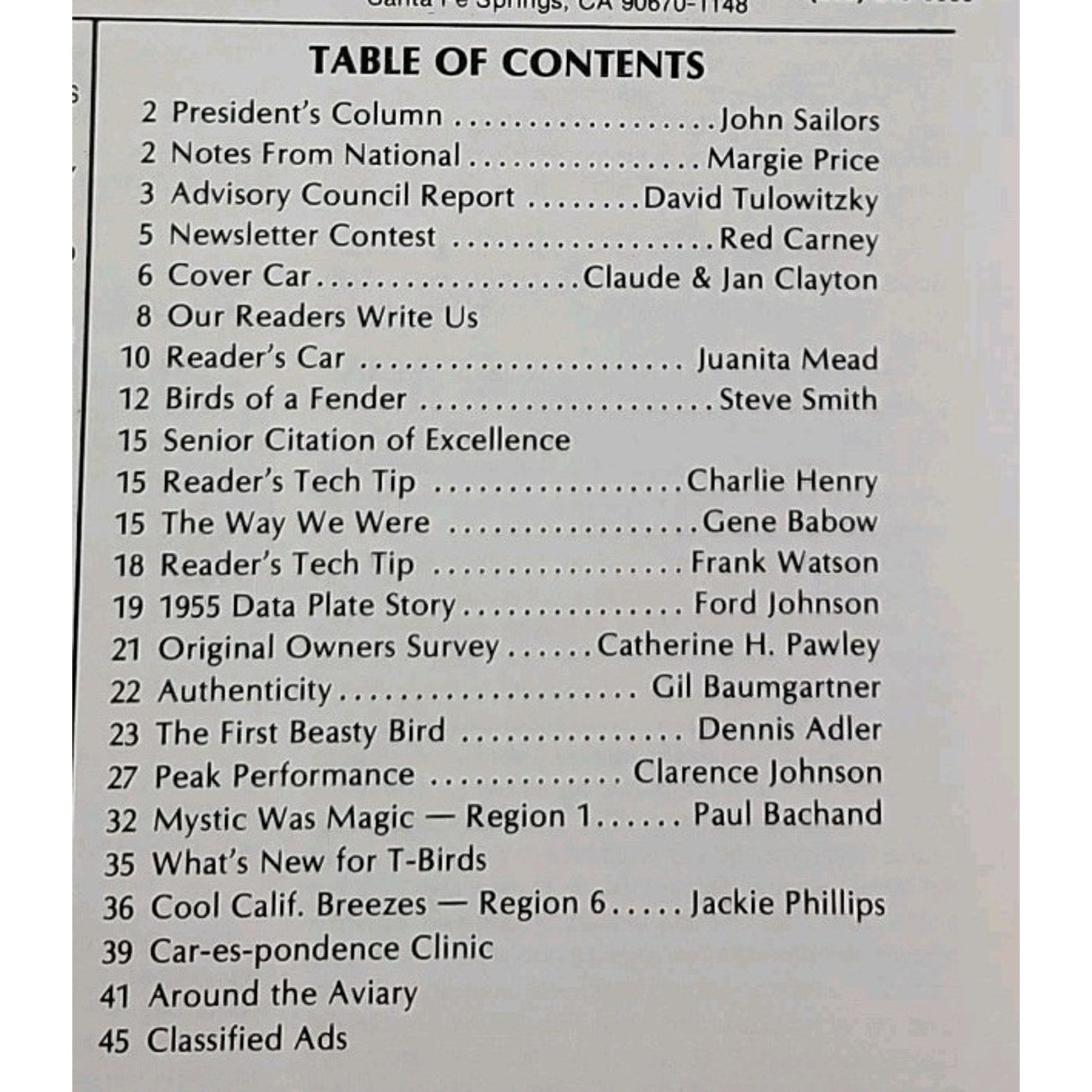 Early Bird Magazine September-October 1987