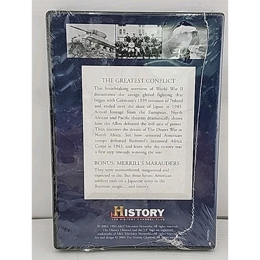 World War II, The Greatest Conflict (History Channel) (DVD) *Brand New*