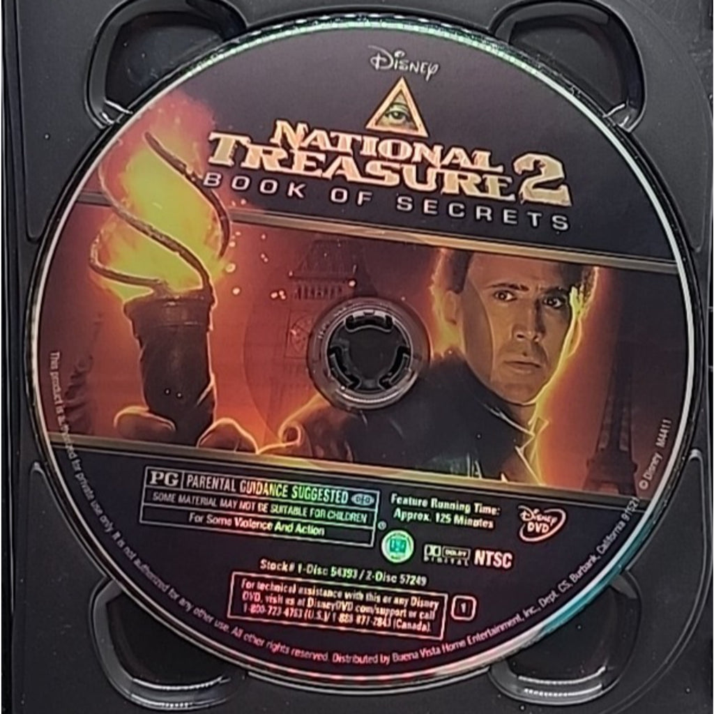 National Treasure 2 : Book of Secrets (DVD, 2008, 2-Disc Set)