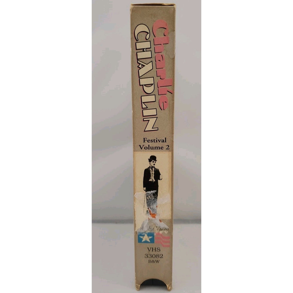 Charlie Chaplin Festival Volume 2 (VHS, 1992) By The Sea - The Bank - Shanghaied
