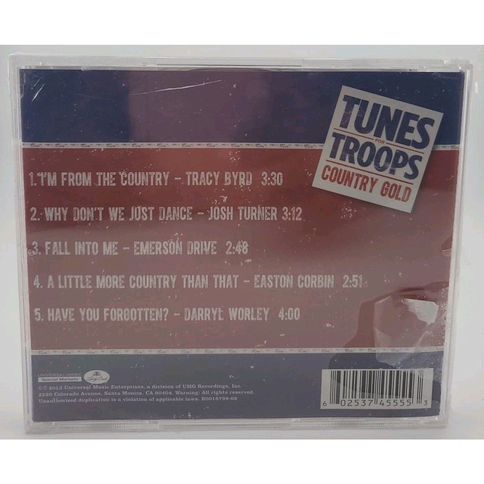 Tunes For Troops: Country Gold (CD) *Brand New*