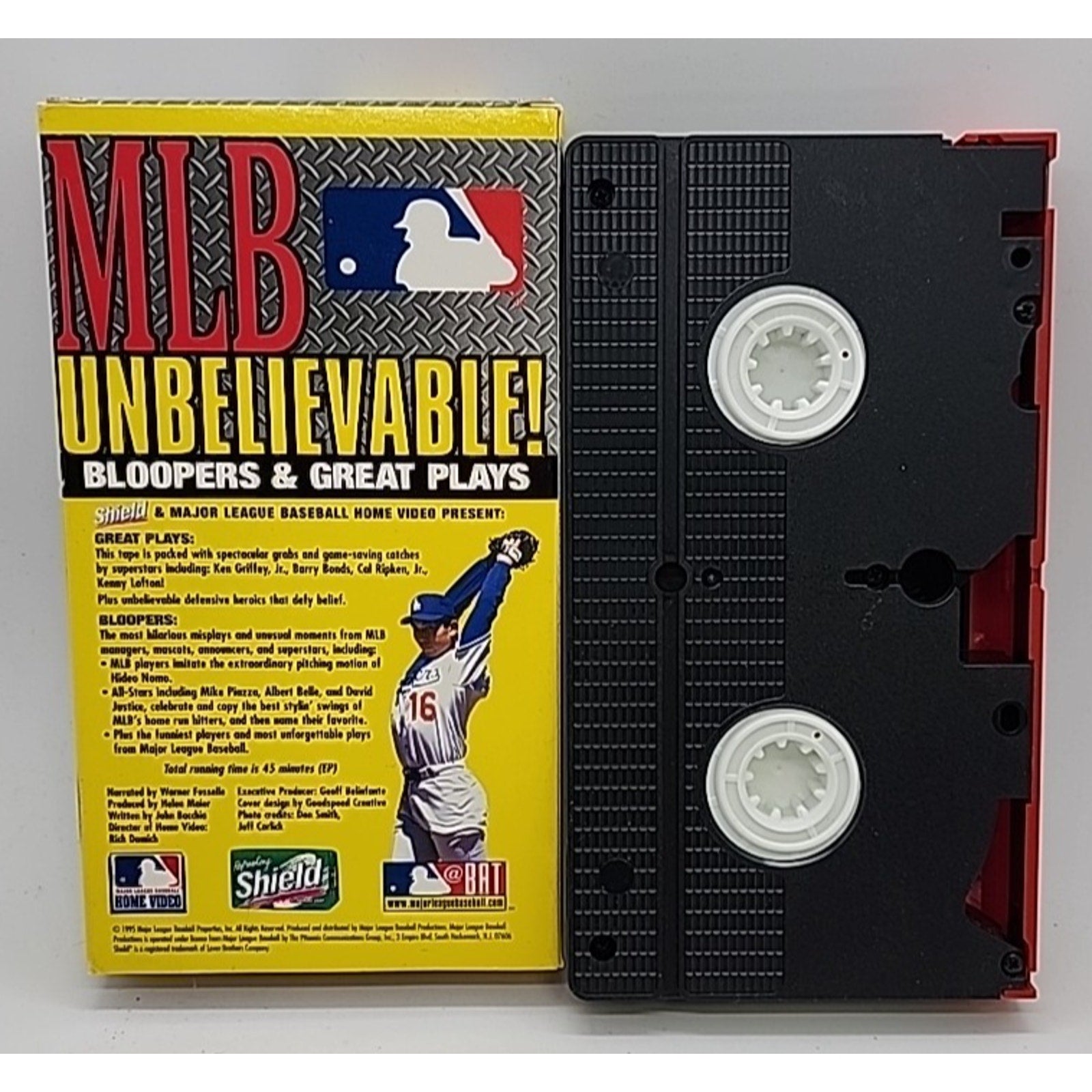 MLB Unbelievable: Bloopers & Great Plays (VHS,1995)
