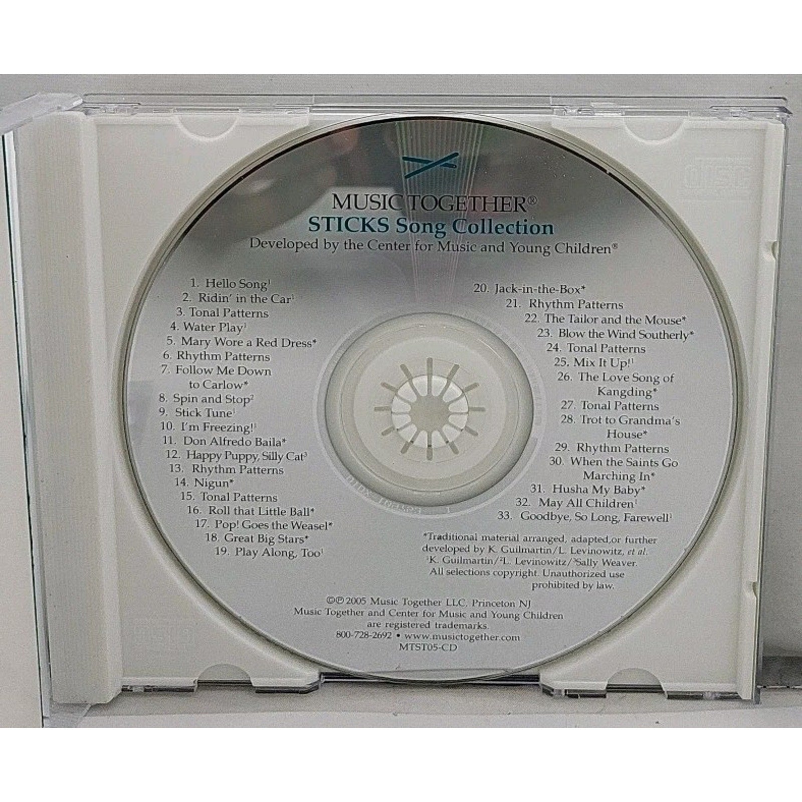 Music Together Sticks CD