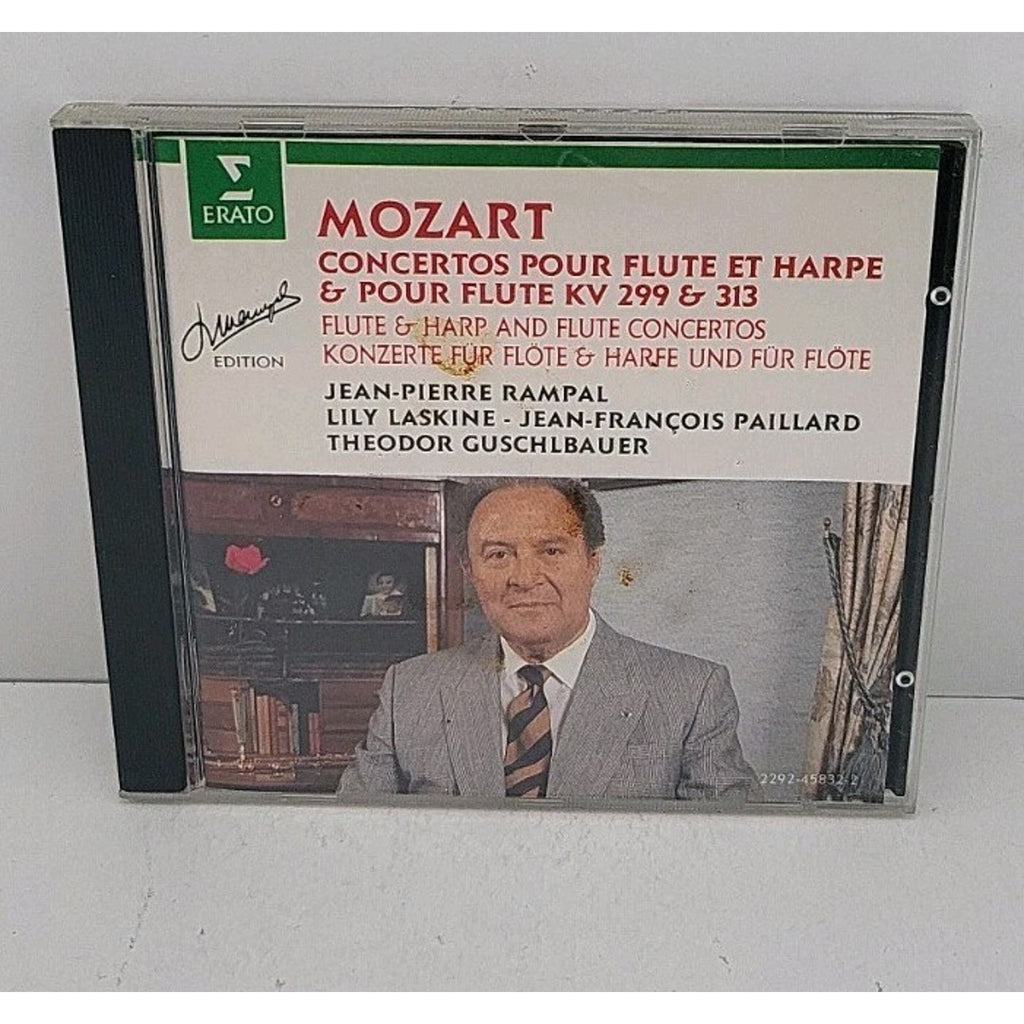 Mozart/ Flute And Flute & Harp Concertos Jean-pierre Rampal Edition CD