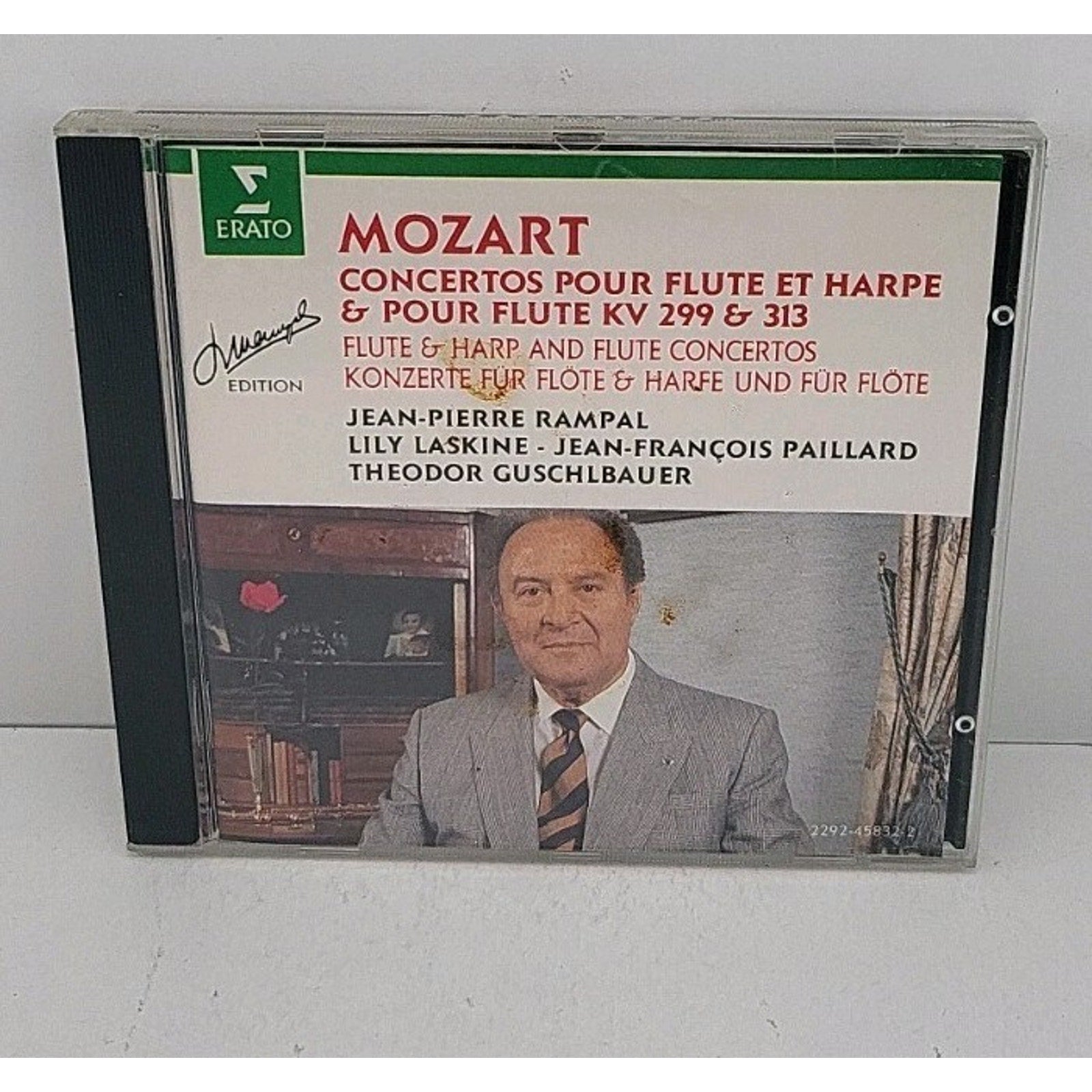 Mozart/ Flute And Flute & Harp Concertos Jean-pierre Rampal Edition CD