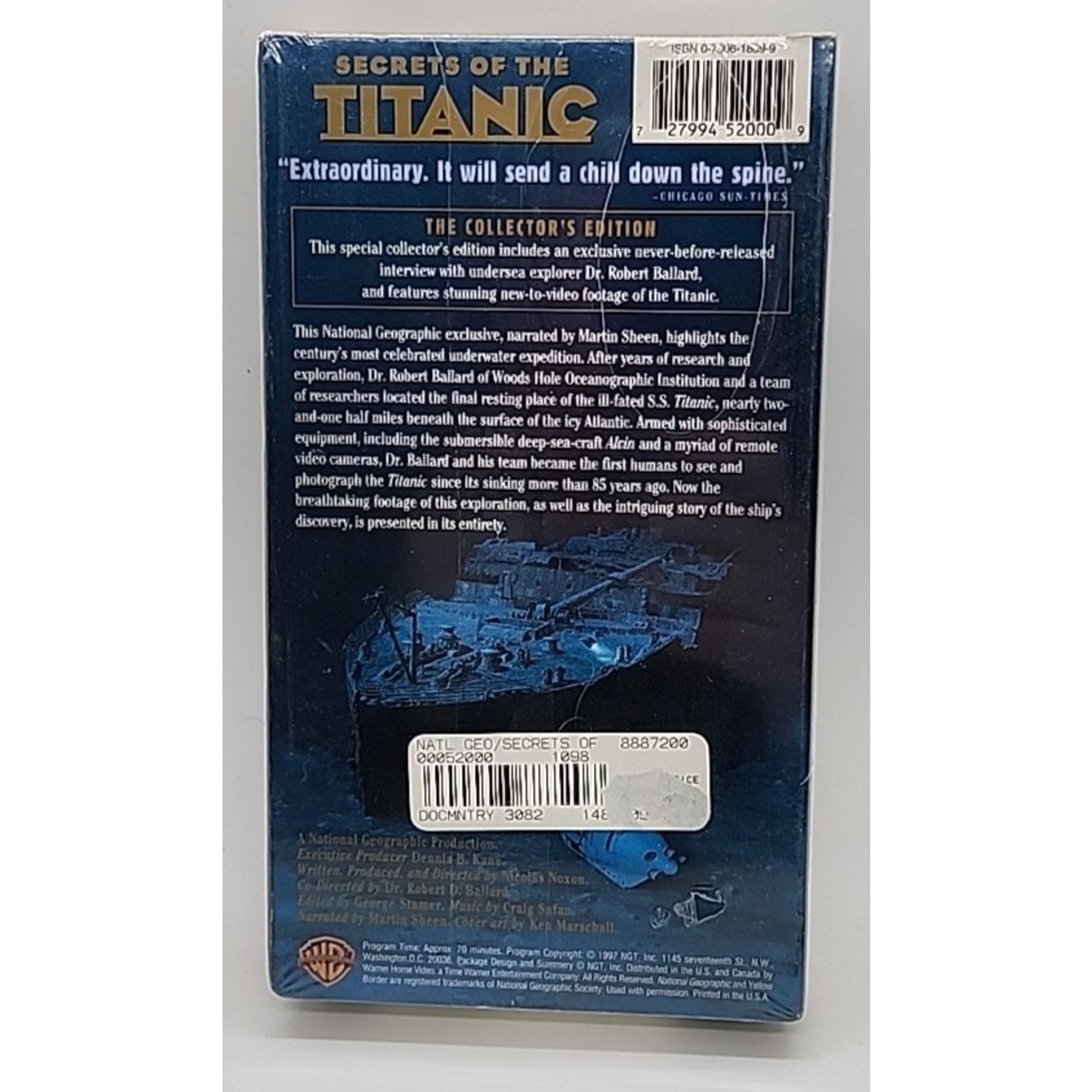 National Geographic Video - Secrets of the Titanic (VHS, 2000)