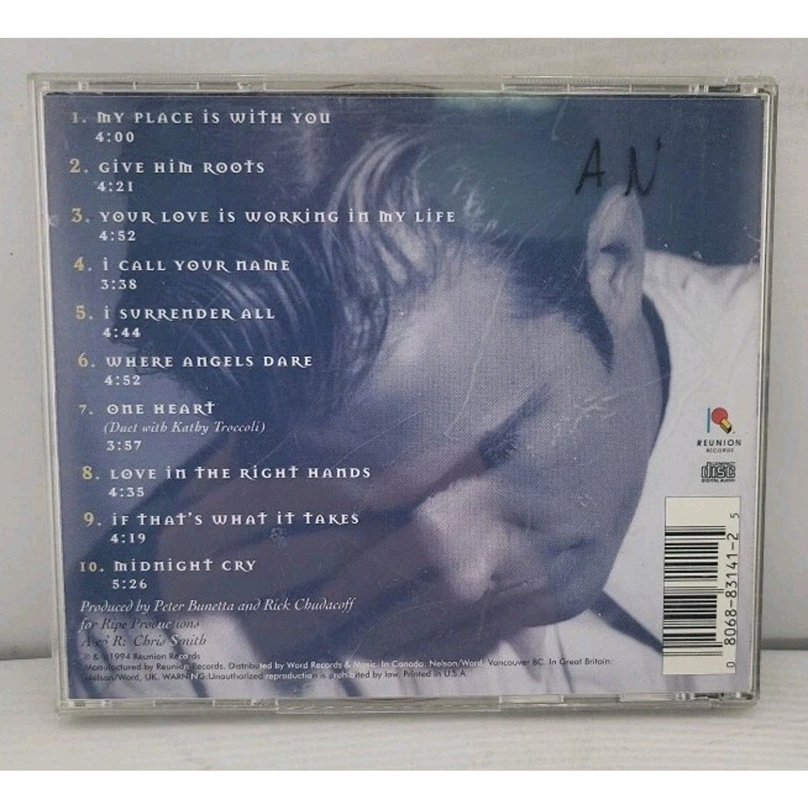 My Place is With You - Music CD - Clay Crosse - - Reunion Records