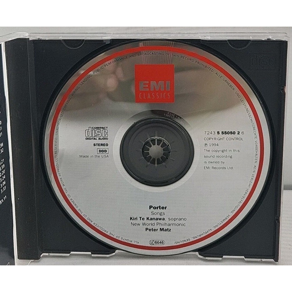 Kiri Sings Porter by Kiri Te Kanawa (CD, Mar-1994, EMI Angel (USA))