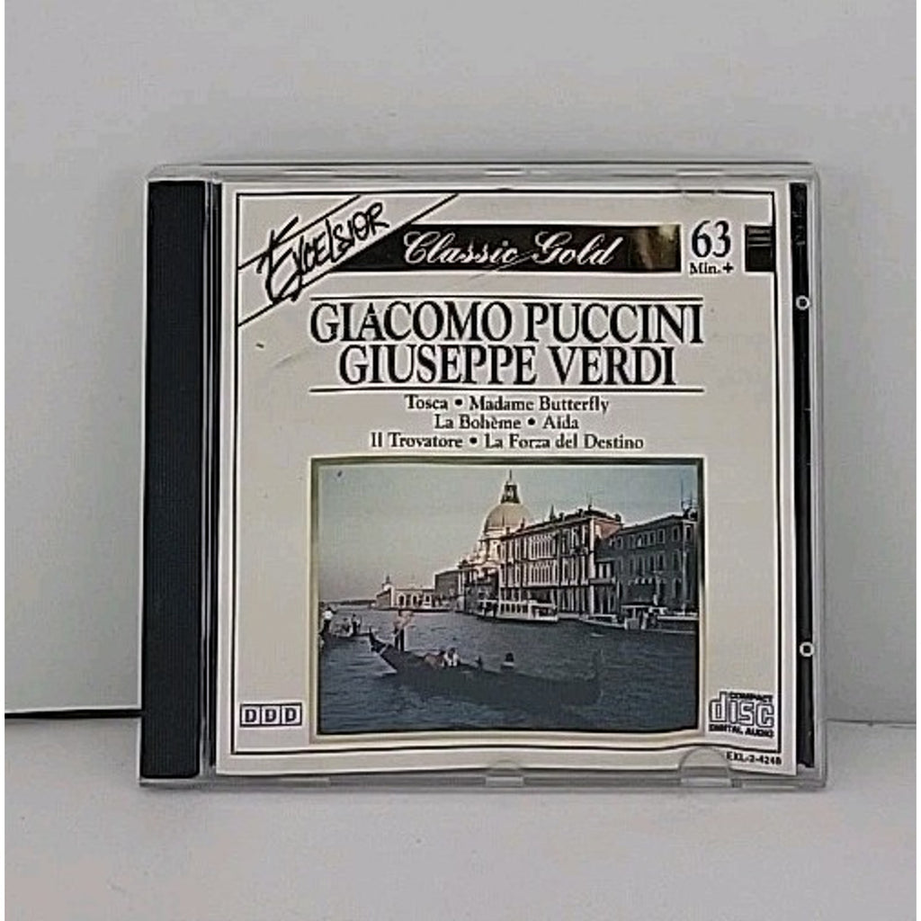 Giacomo Puccini Giuseppe Verdi CD 1993 Excelsior Classic Gold Slovak Orchestra