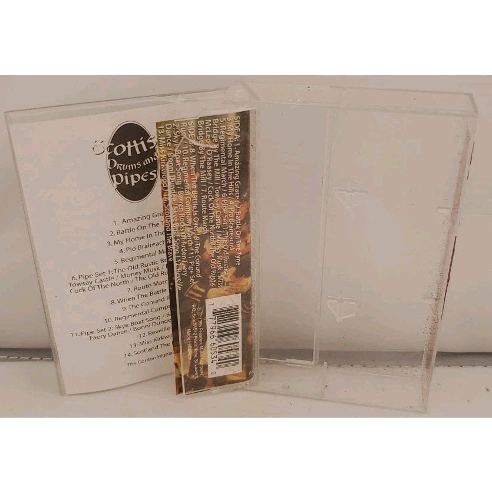 Scottish Drums & Pipes by Various Artists (Cassette, Apr-2007, Premium Latin)