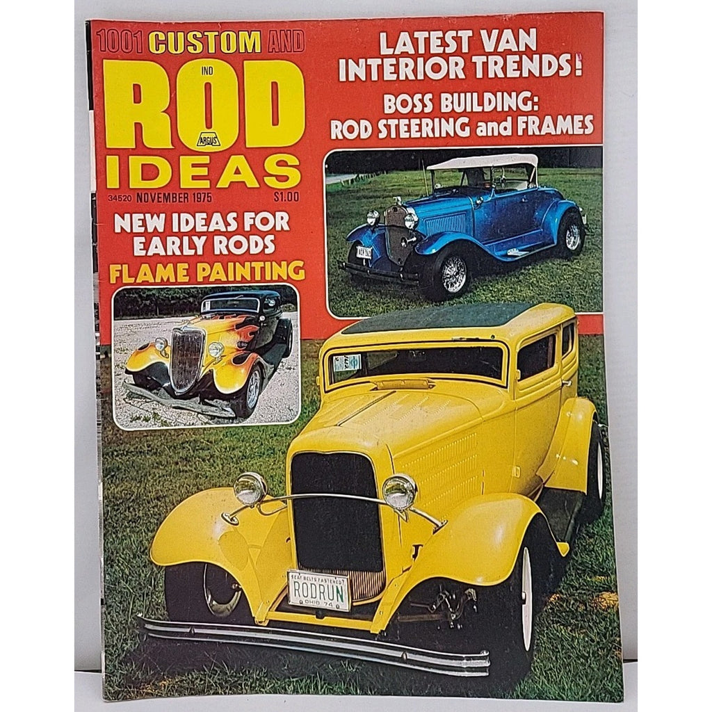 1001 Custom And Rod Ideas Magazine - November 1975 - Volume 9 Number 11