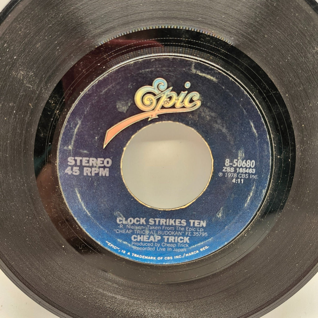 Clock Strikes Ten / I Want You To Want Me By Cheap Trick (Record) 8-50680