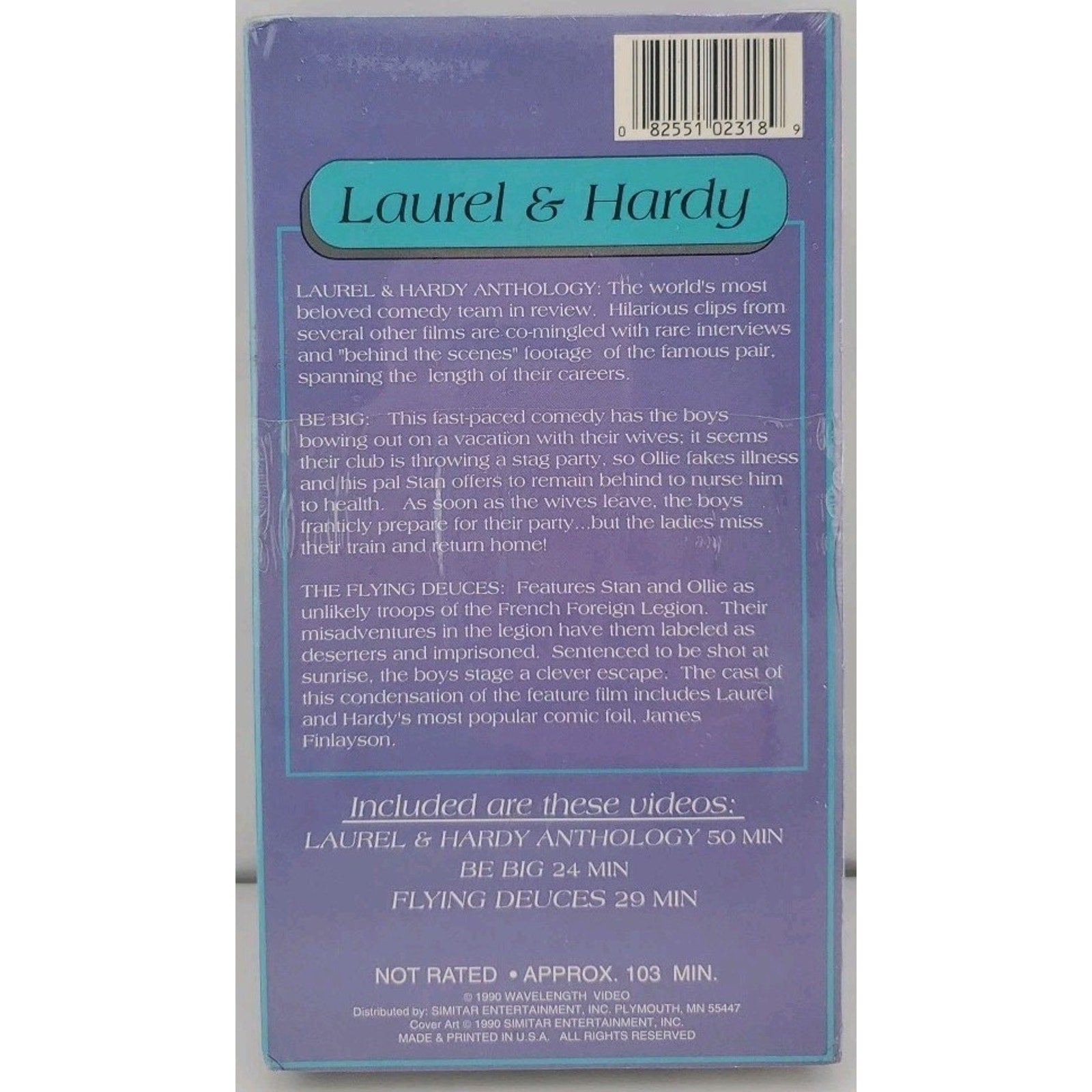 Laurel and Hardy Classics (VHS, 1991) *Brand New*