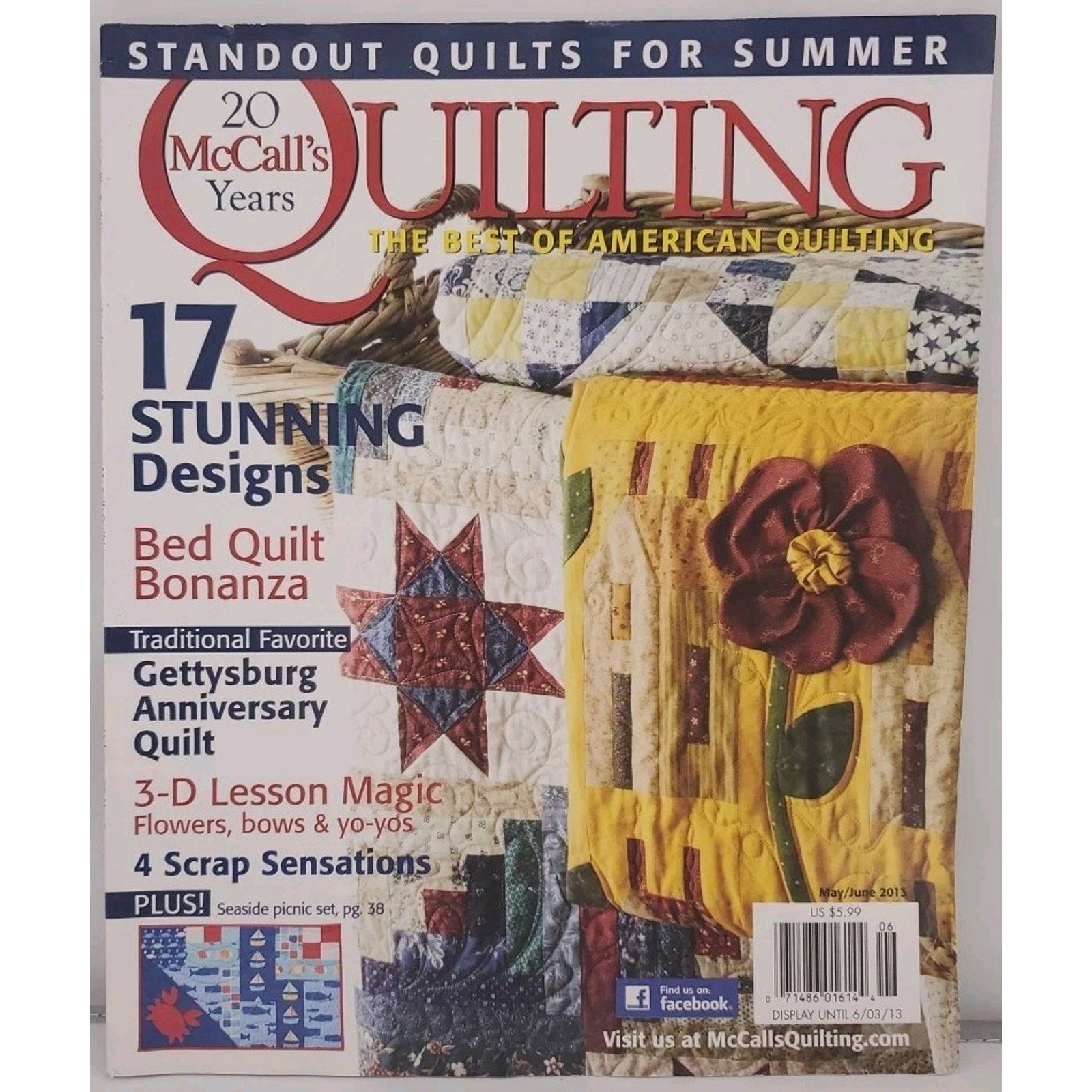 McCall's Quilting Magazine, Vol.20 #3, May/Jun 2013, The Best of American Quilt