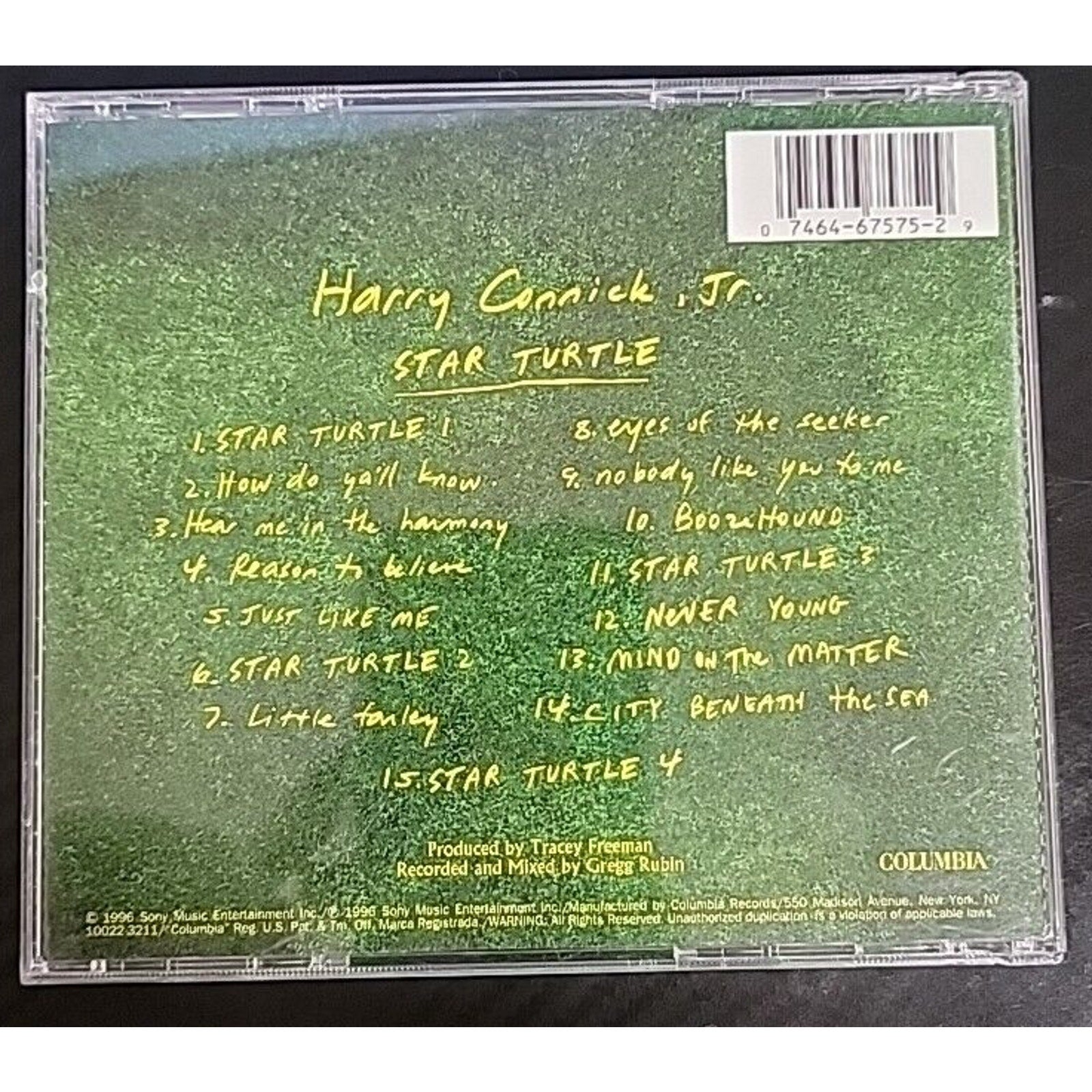 Star Turtle by Harry Connick, Jr. (CD, Sep-1996, Columbia (USA))