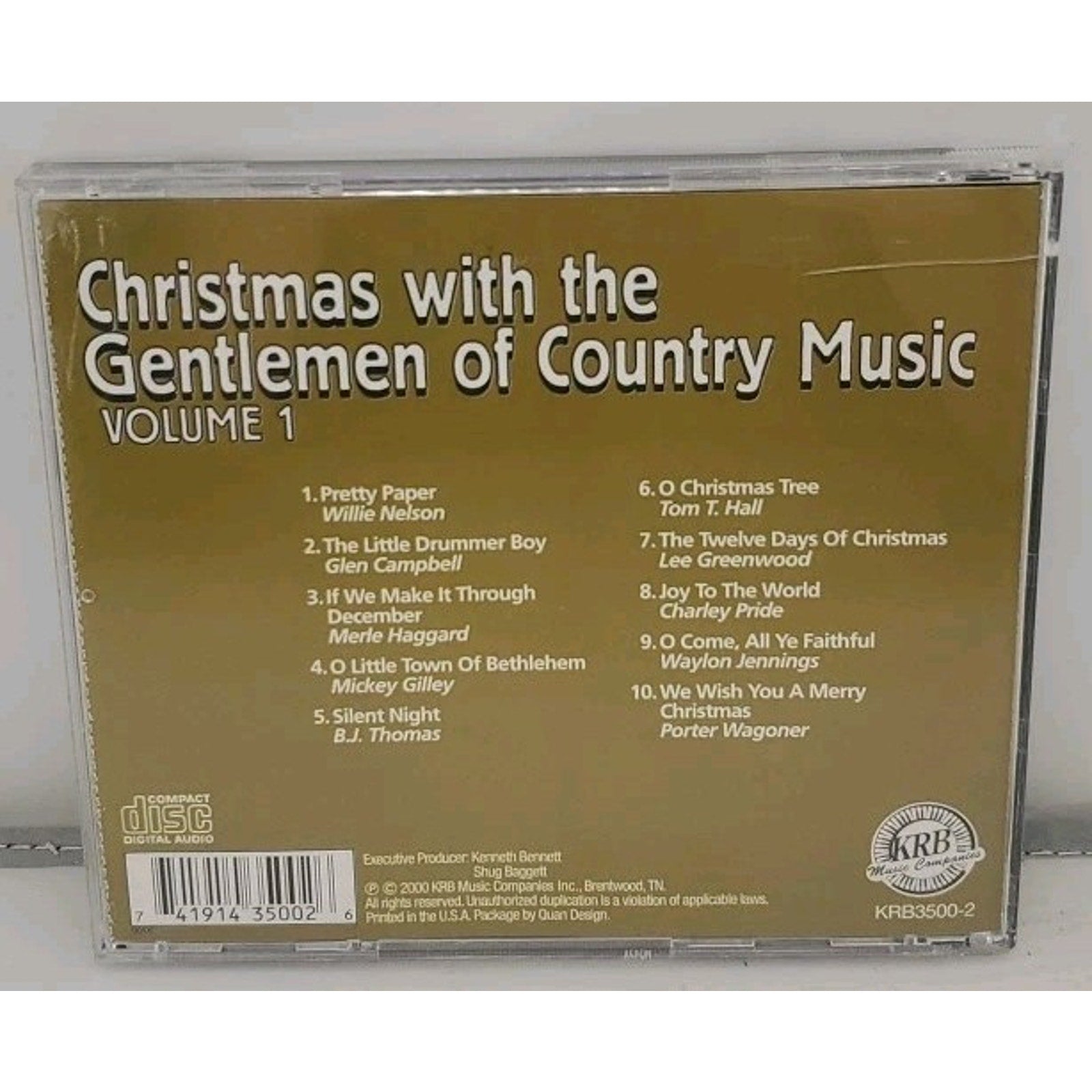 Christmas With The Gentlemen Of Country Music, Volume 1 (CD)