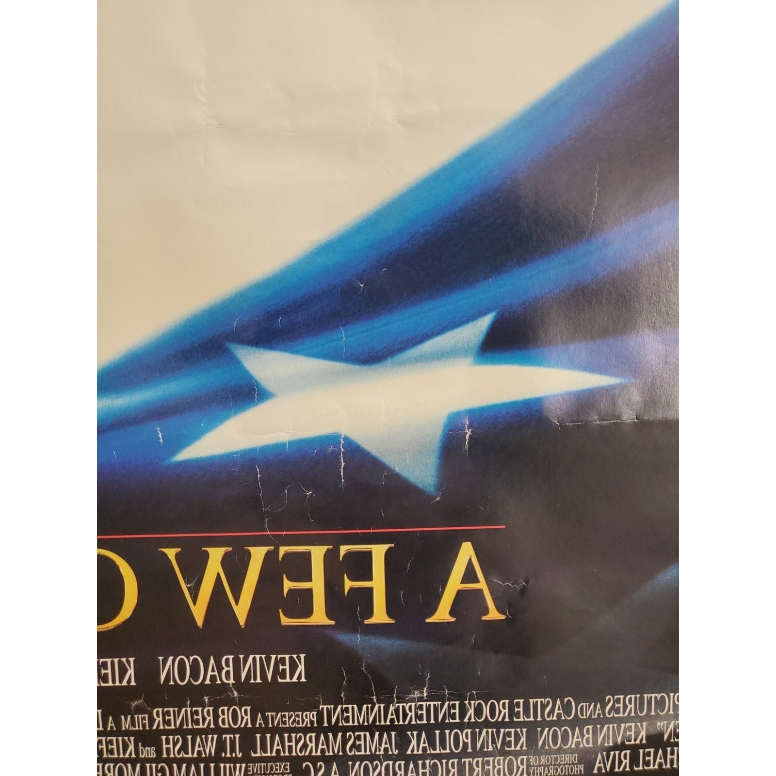 A Few Good Men 1992 Movie Poster 27x40 Theater Size Nicholson Tom Cruise