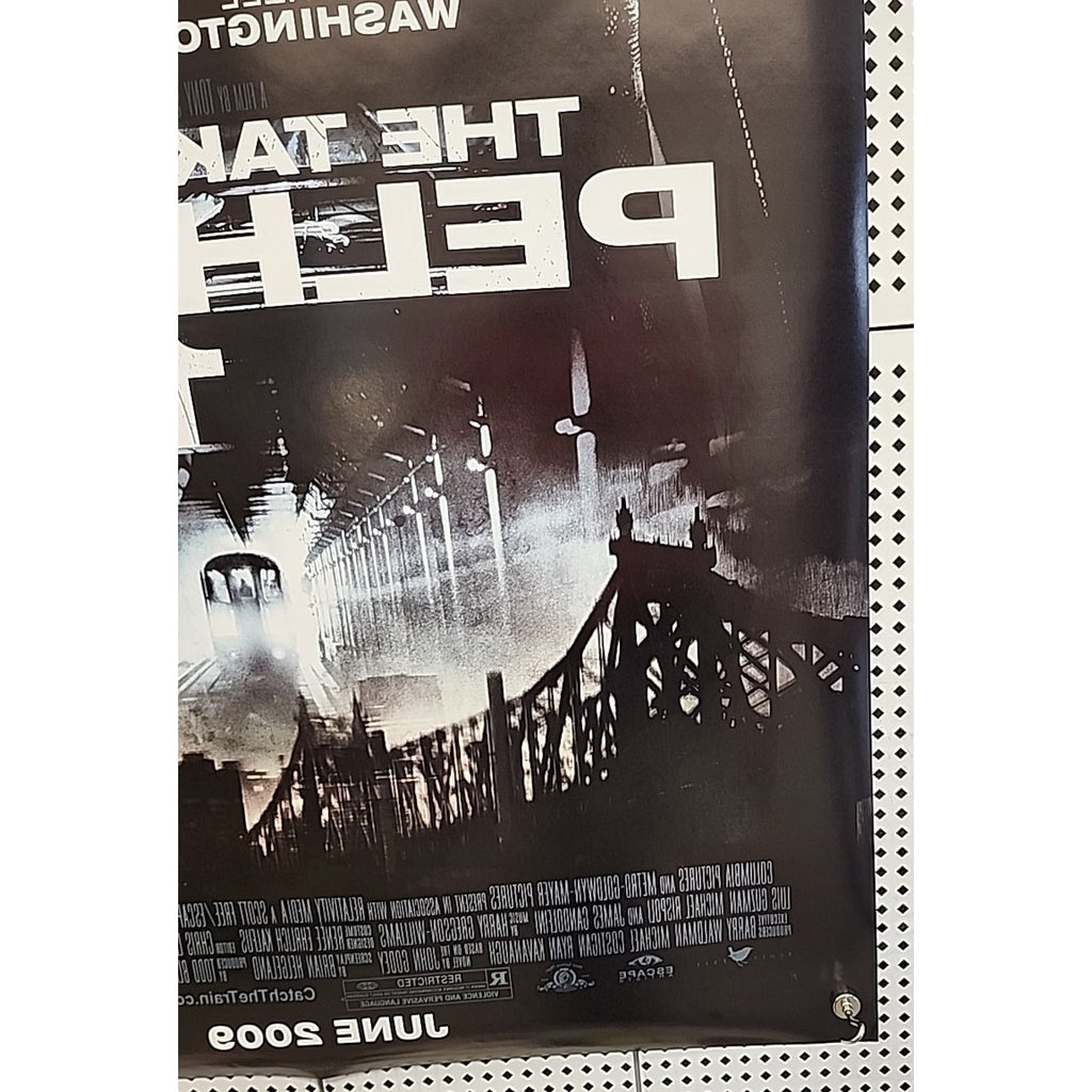 The Taking of Pelham 123 2009 Double Sided Original Movie Poster 27" x 40" ADV